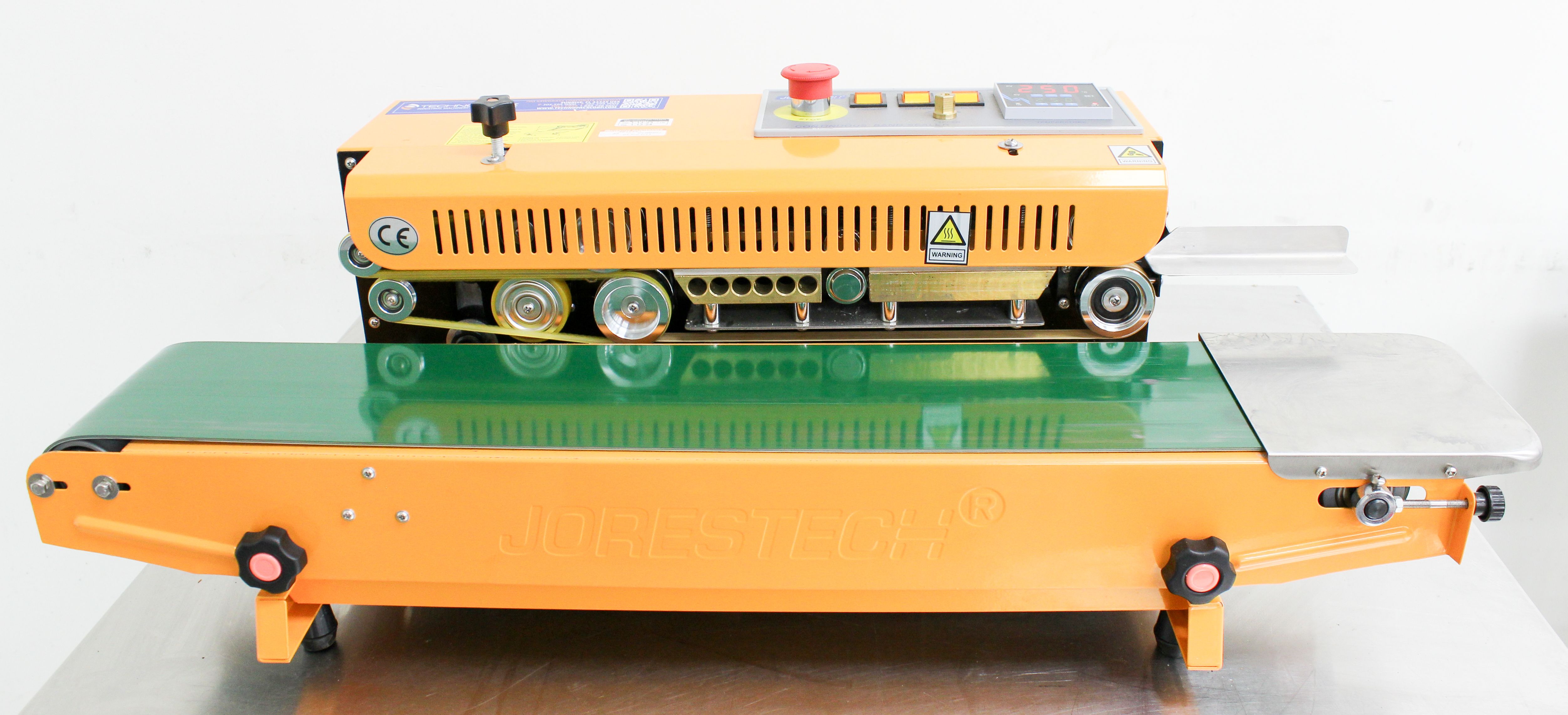 JORESTECH E-CBS-630D Continuous Band Sealer 54ft/min Digital Control PE PP