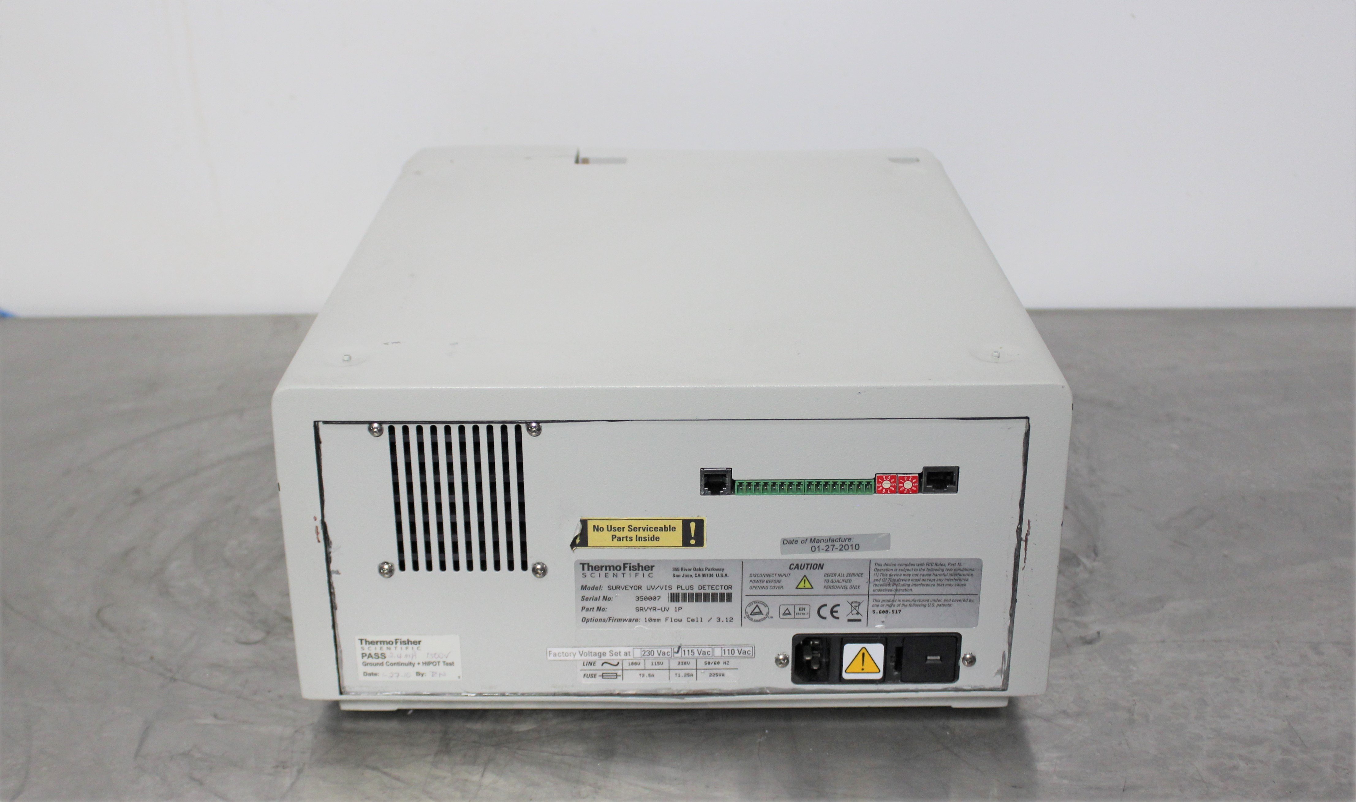 Thermo Scientific Surveyor UV-VIS Plus Detector, UV/Vis Light Absorbance Detection