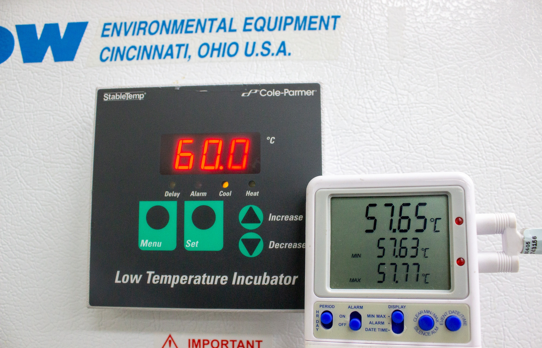 So-Low RI10-6A Low Temperature Incubator, -10 to 60C, Refrigerated BOD