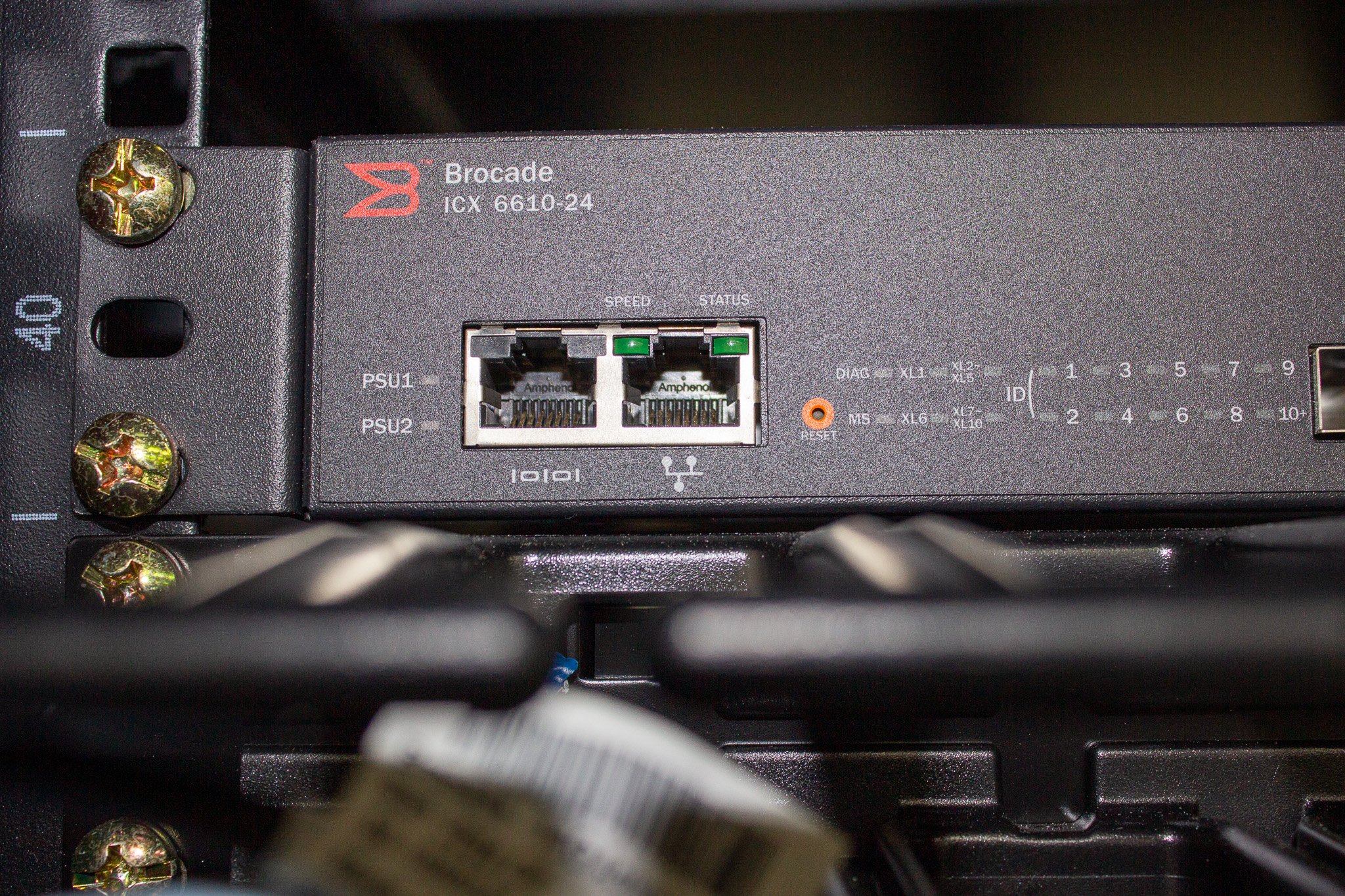 Chatsworth CP3183722 Network Cabinet w/Switches, Routers, Firewalls, 2500lb Load