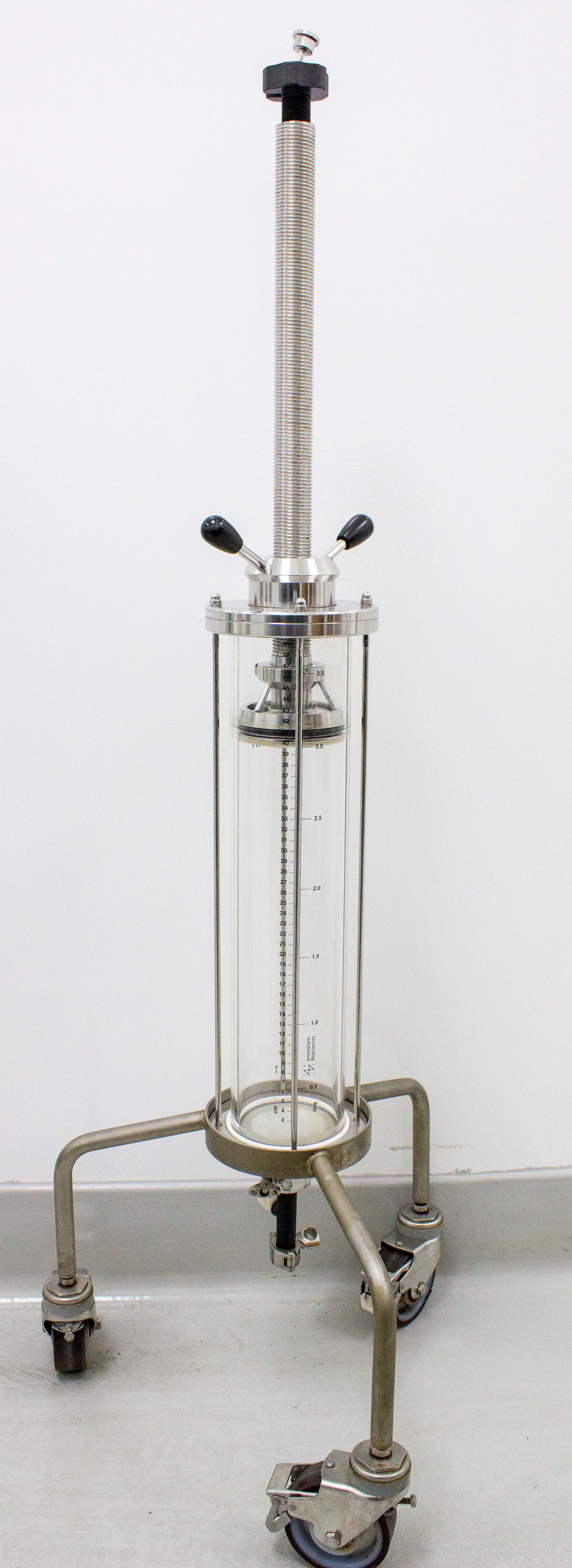 Amersham 3.5L BPG Column Glass Chromatography Process Development Used 3.5L