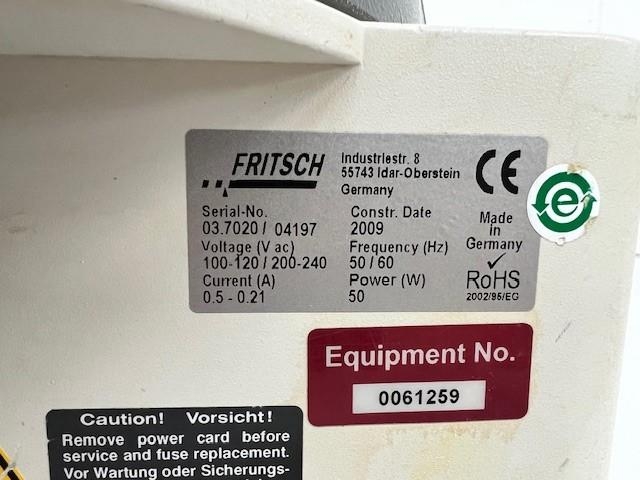 Fritsch Analysette 3 Vibratory Sieve Shaker for Particle Size Analysis