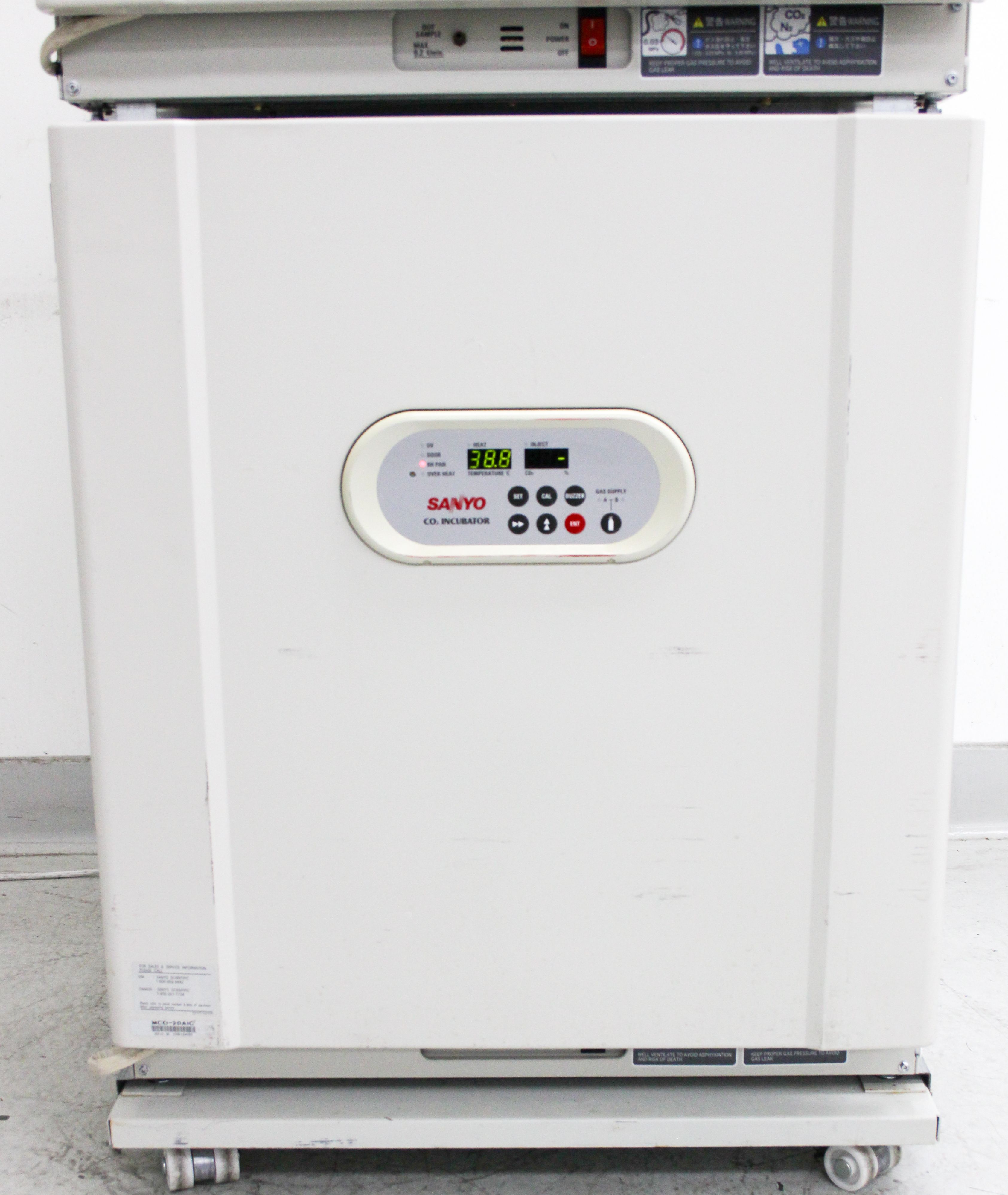 Sanyo MCO-20AIC CO2 Incubator Environmental Dual Stack 195L Precision Control