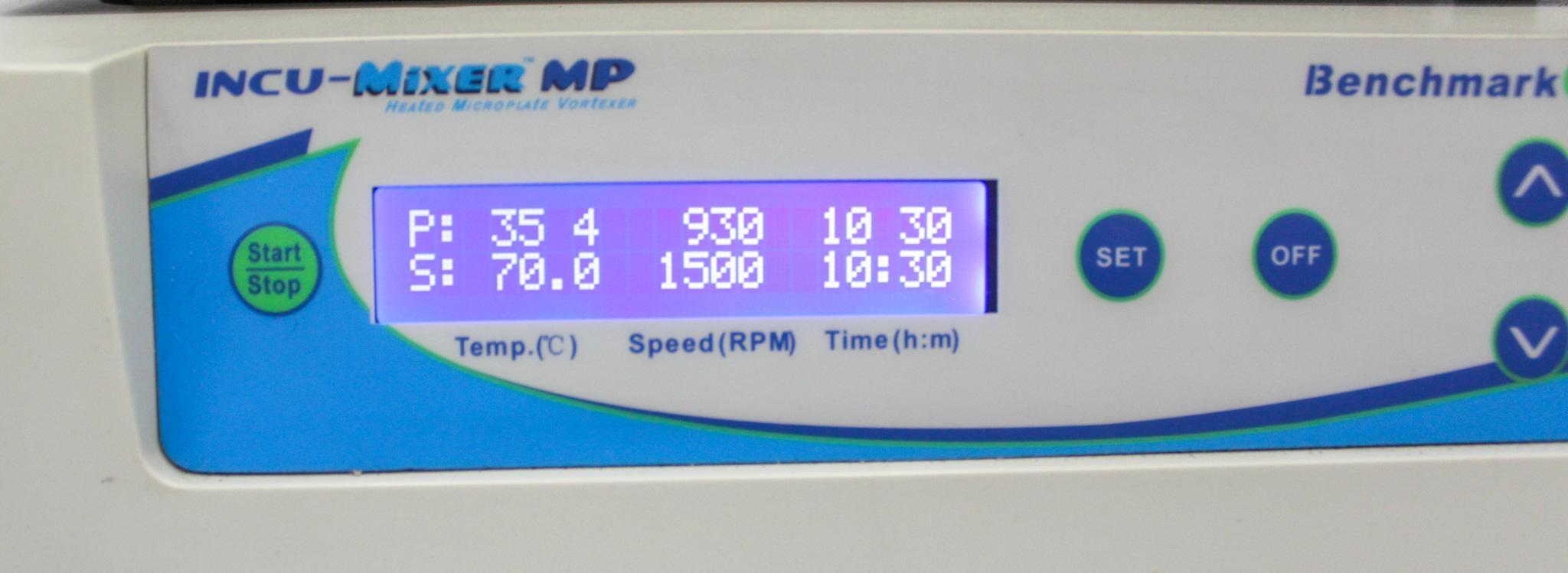 Benchmark H6004 Incu-Mixer Heated Vortexer MP Shaker, 70C, 1500 RPM, Complete