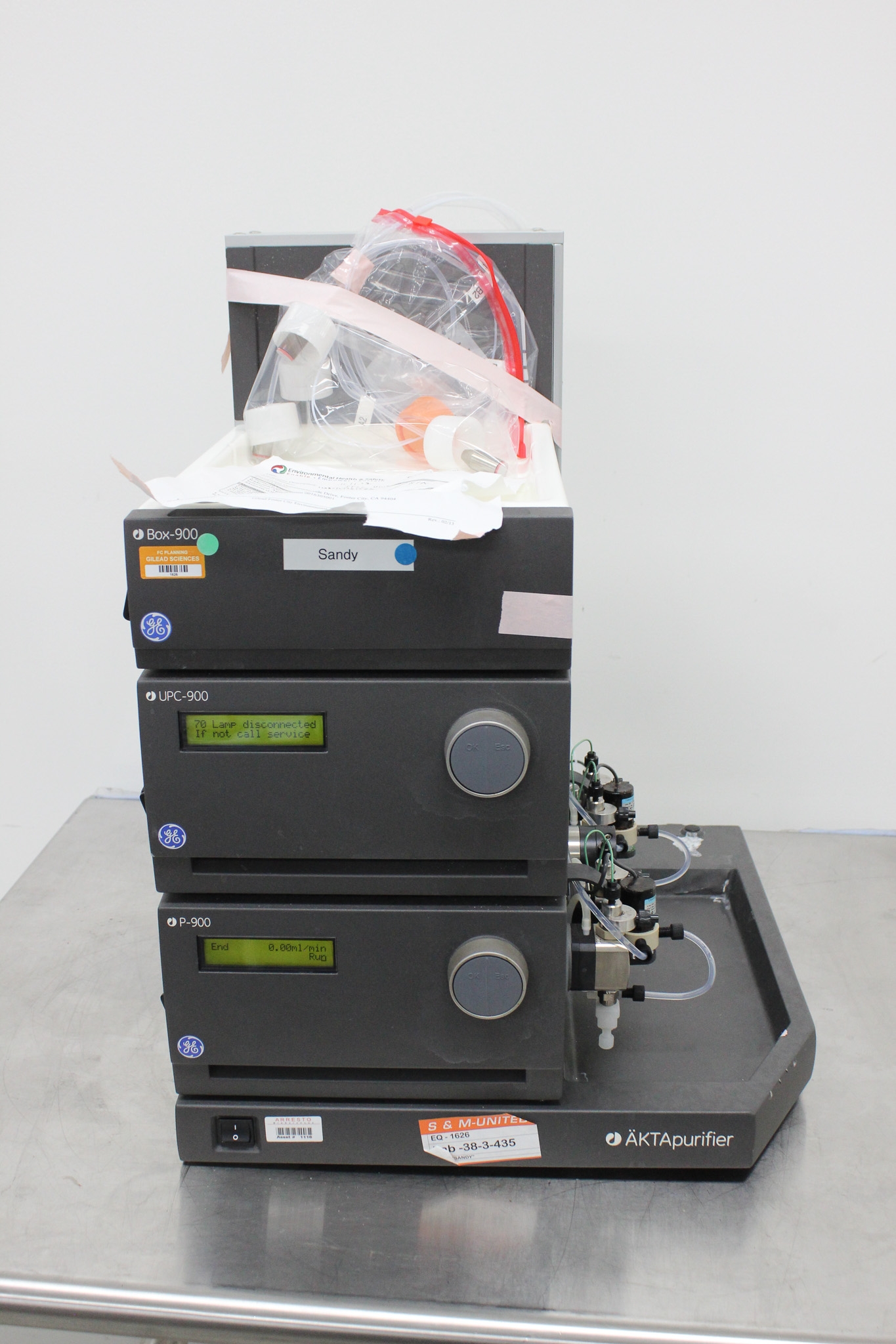 GE AKTApurifier 100 FPLC System Liquid Chromatography 100ml/min 10MPa Used