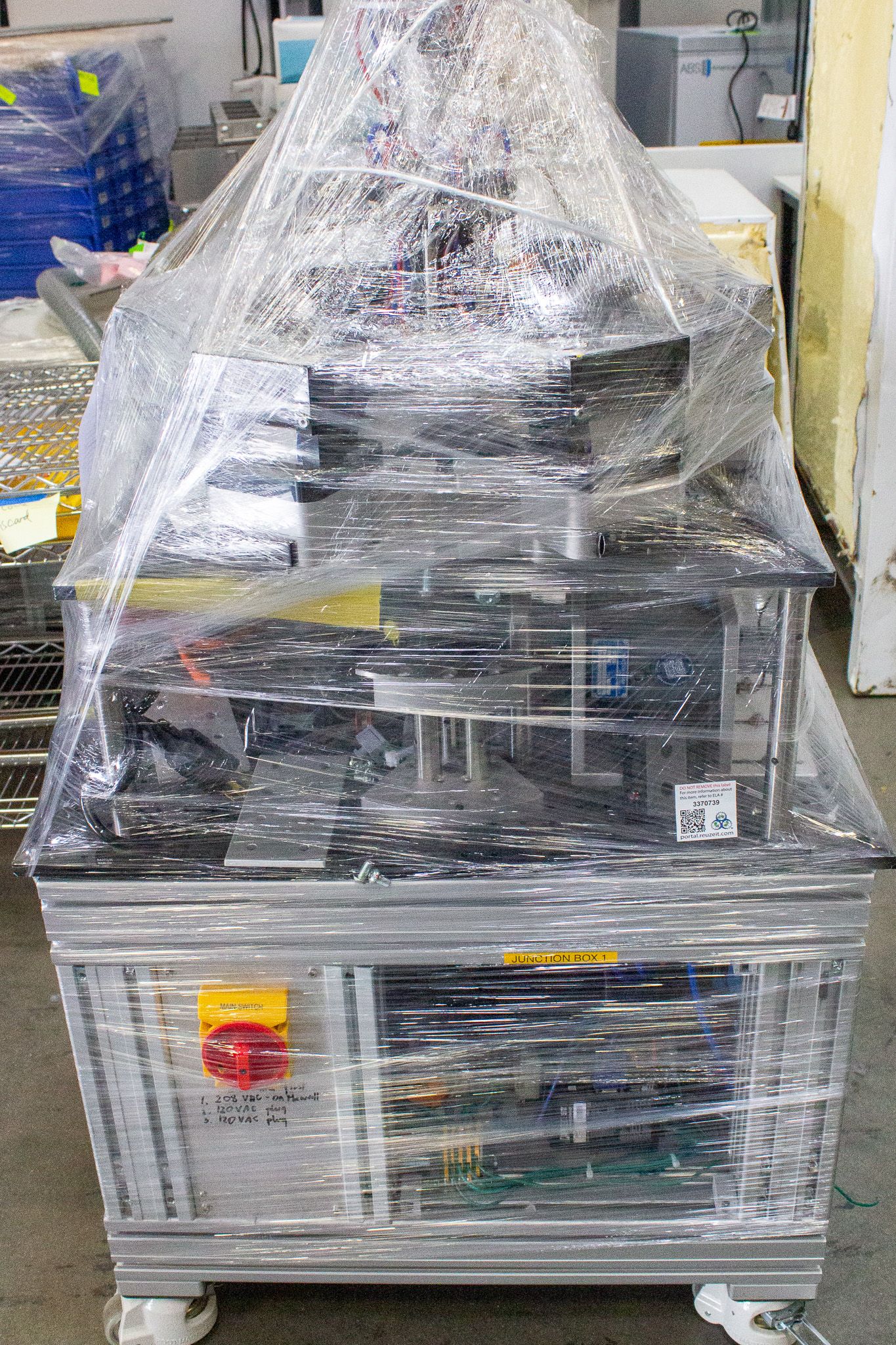 MesaBioTech Custom Junction Box Motorized Turntable Industrial Use Fair