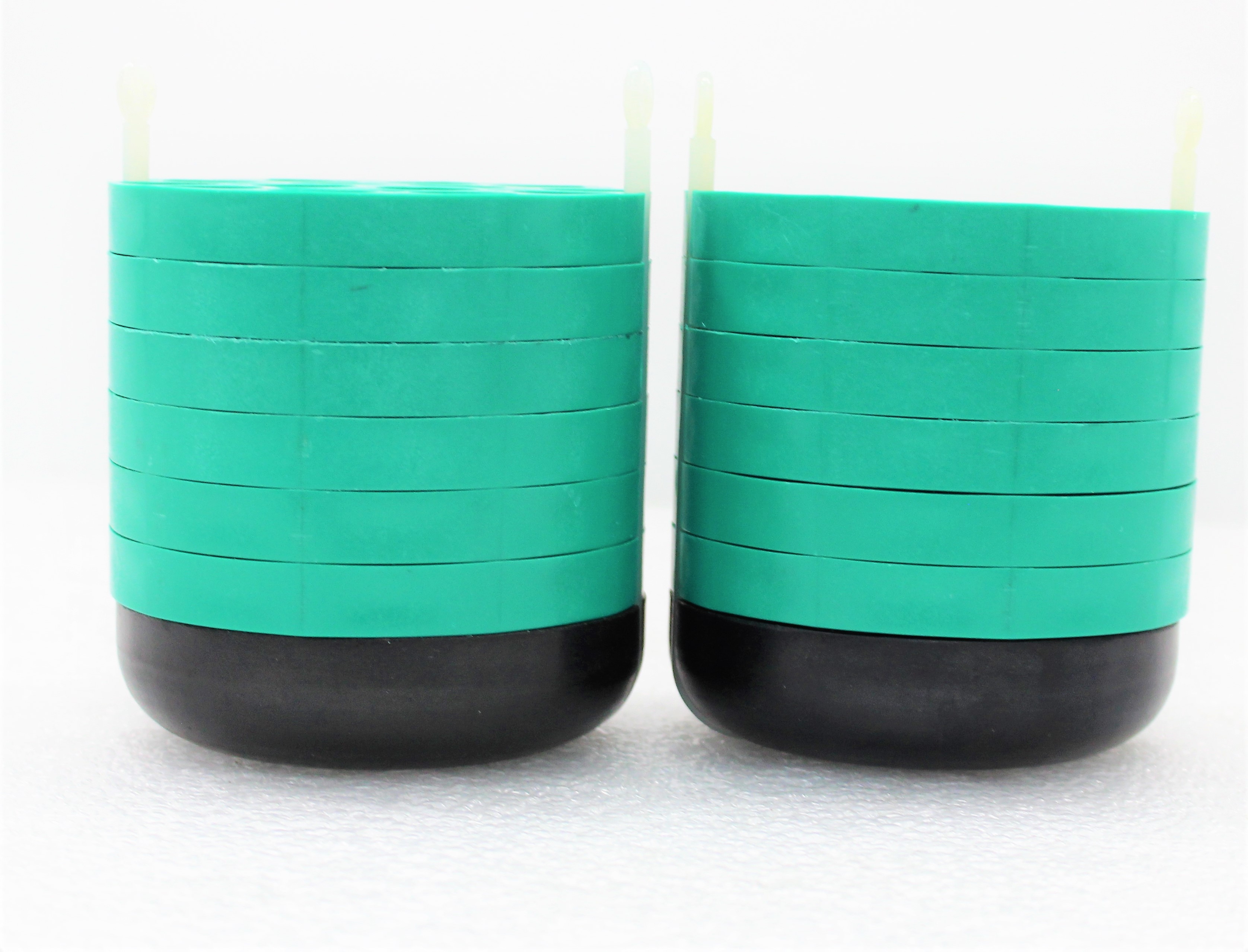 Beckman Slot Bucket Insert 14x15ML Centrifuge Accessory 14 Wells Used TK