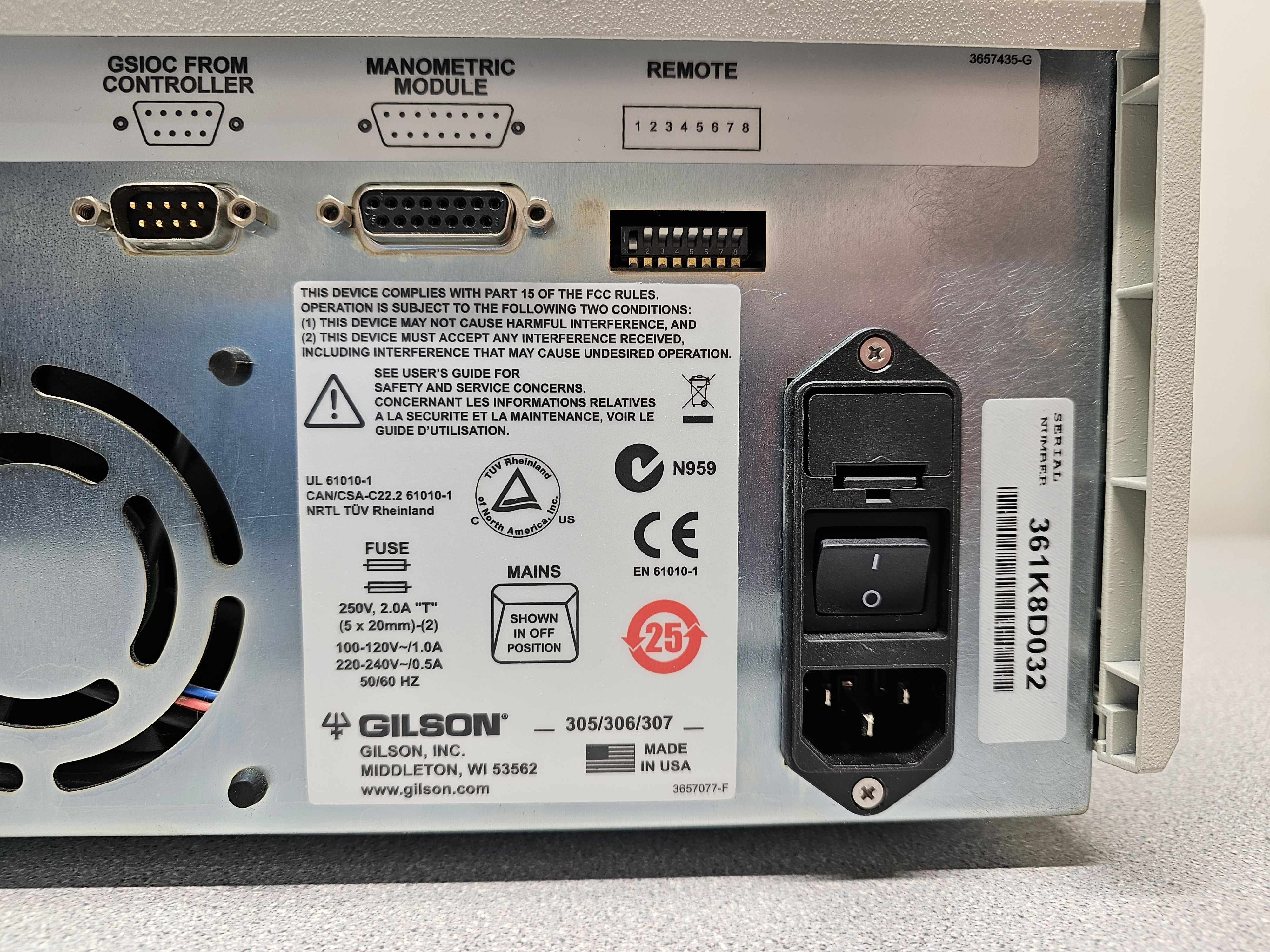 Gilson 306 HPLC Pump Isocratic Binary Tertiary Multi-pump Applications