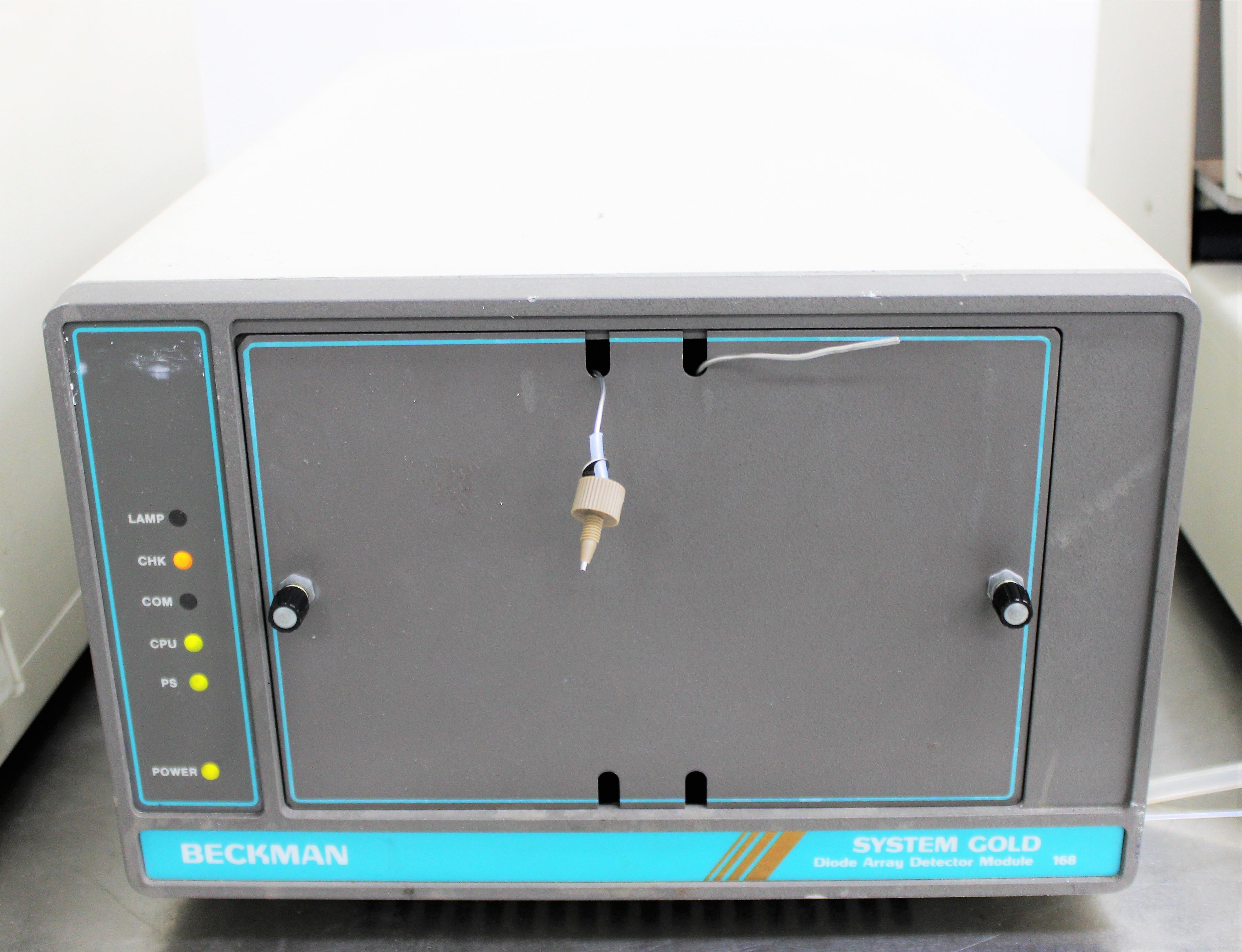 Beckman System Gold HPLC Multimodule 0-6000 psi 190-600 nm Diode Detector