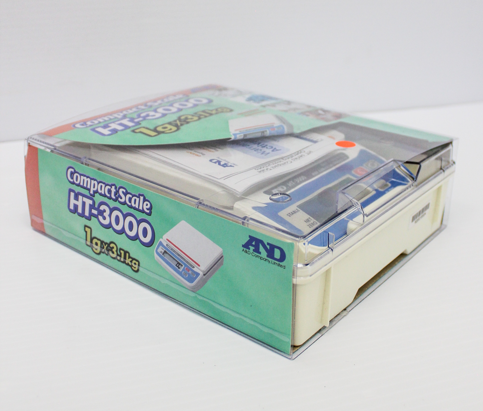 AND HT-3000 Scale 3100g x 1g Portable Precision Turn-Key System