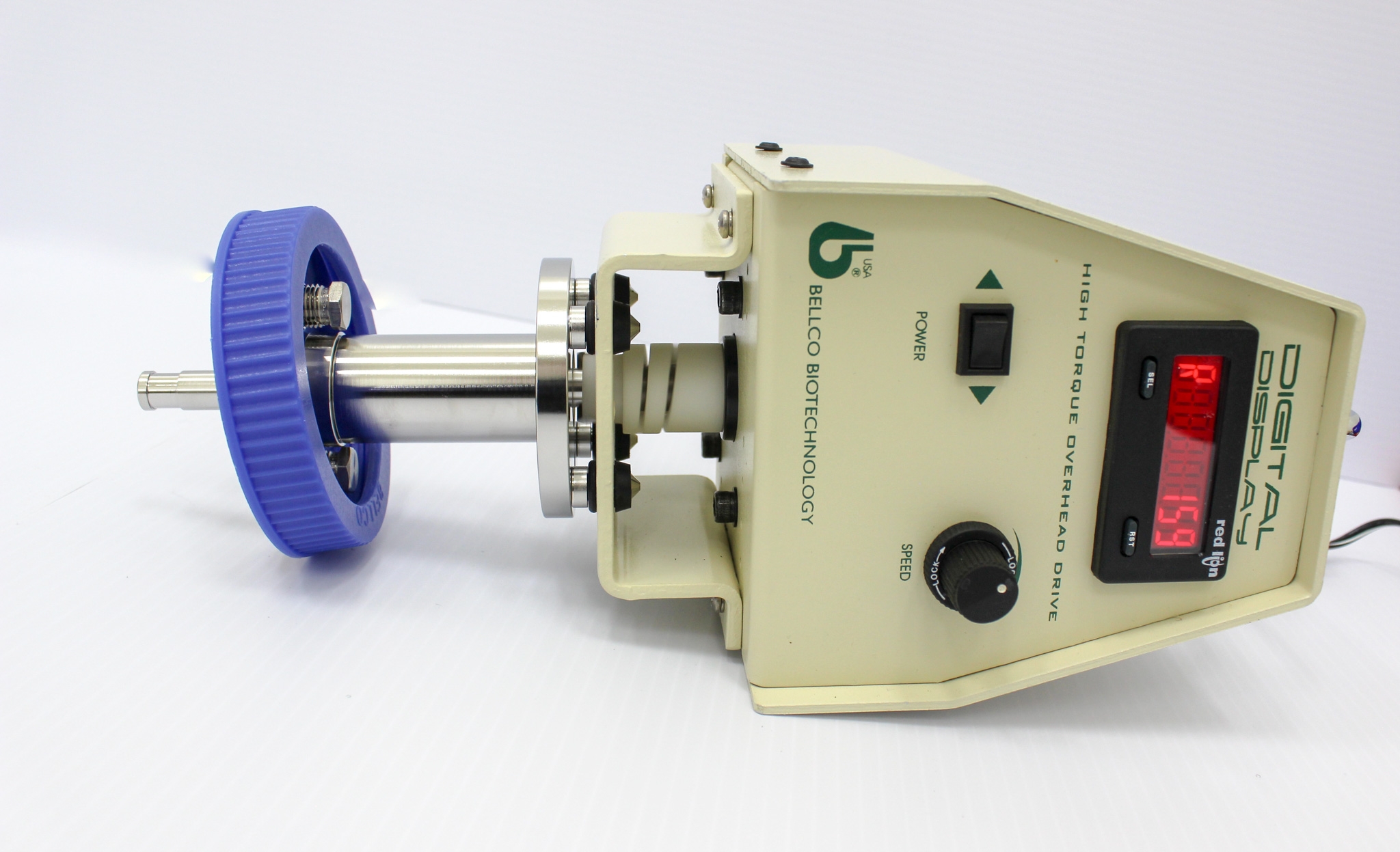 Bellco 7774-30115 Overhead Stirrer Mixes Cell Culture High Torque 8L