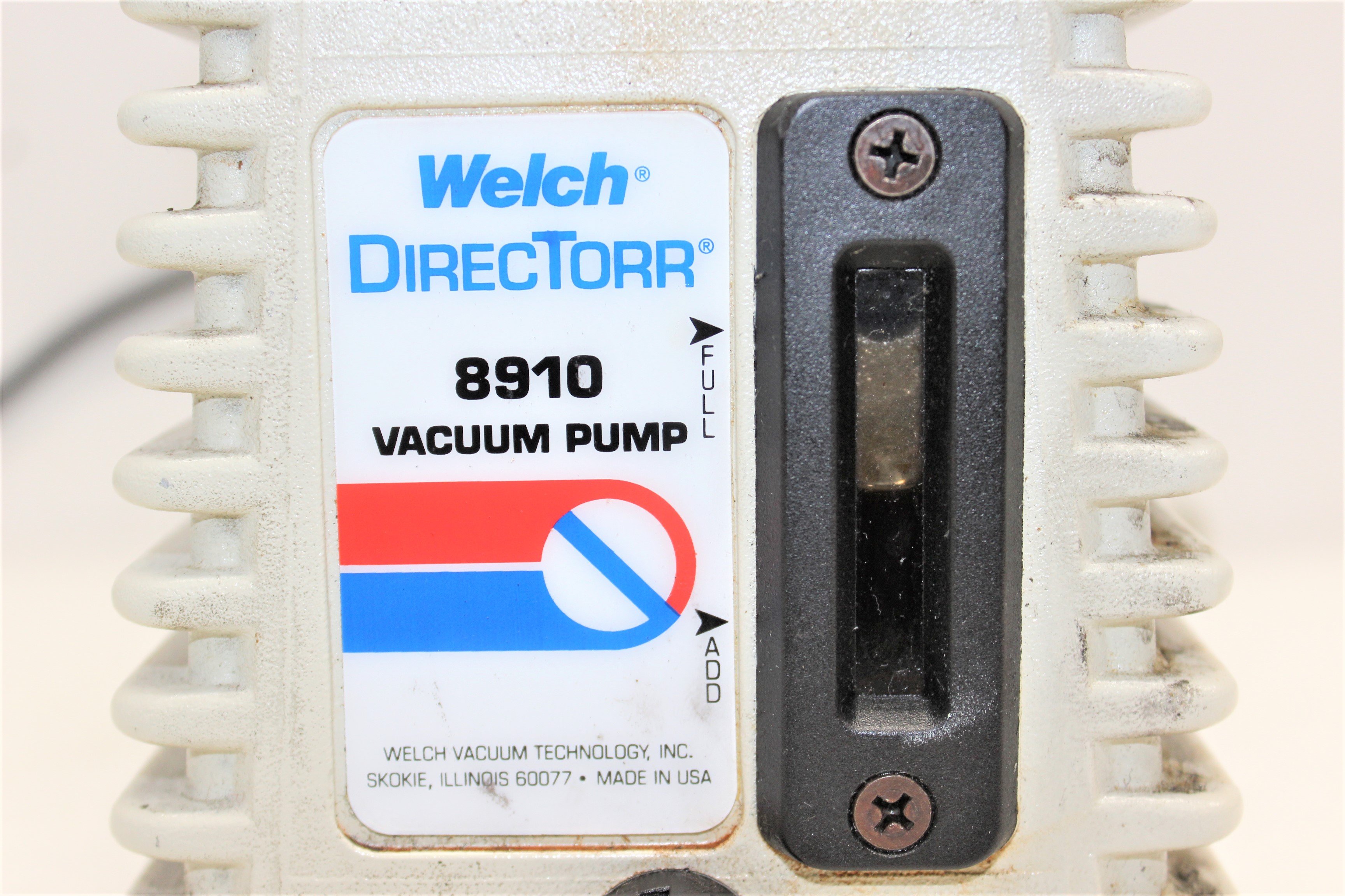 Welch 8910 Vacuum Pump 3450 RPM for Lab Use 120V 60Hz Very Good Condition