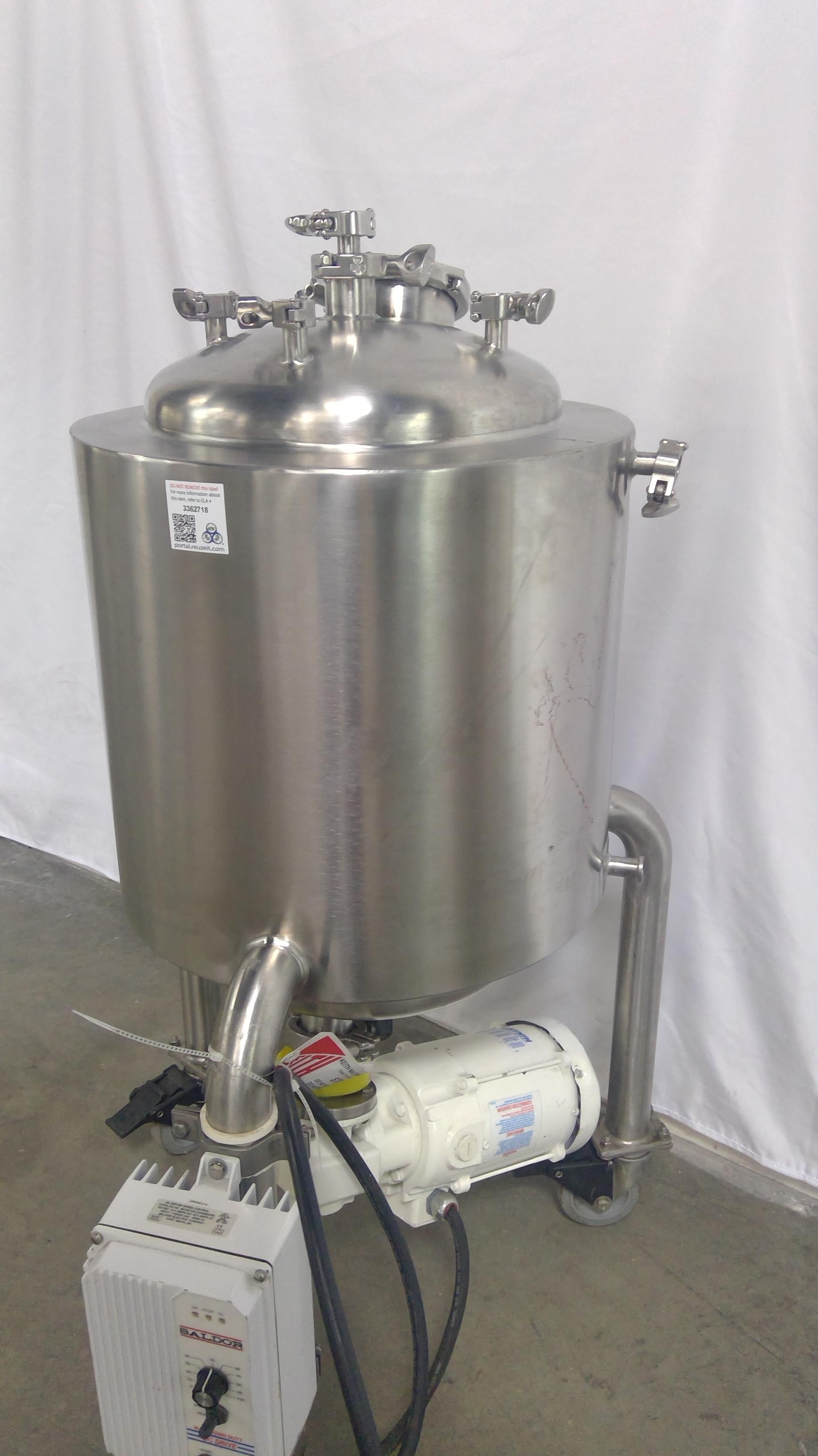 Sharpsville 25L Mix Tank Chemistry VG Used Stainless Steel IB 2010 120V