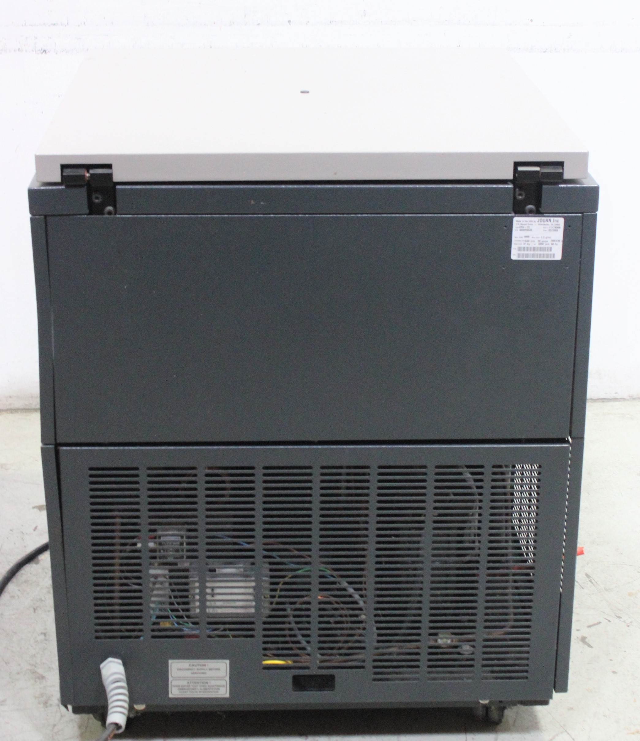 Jouan KR4-22 Refrigerated Centrifuge Floor Model 4900 RPM 230V AS-IS Parts