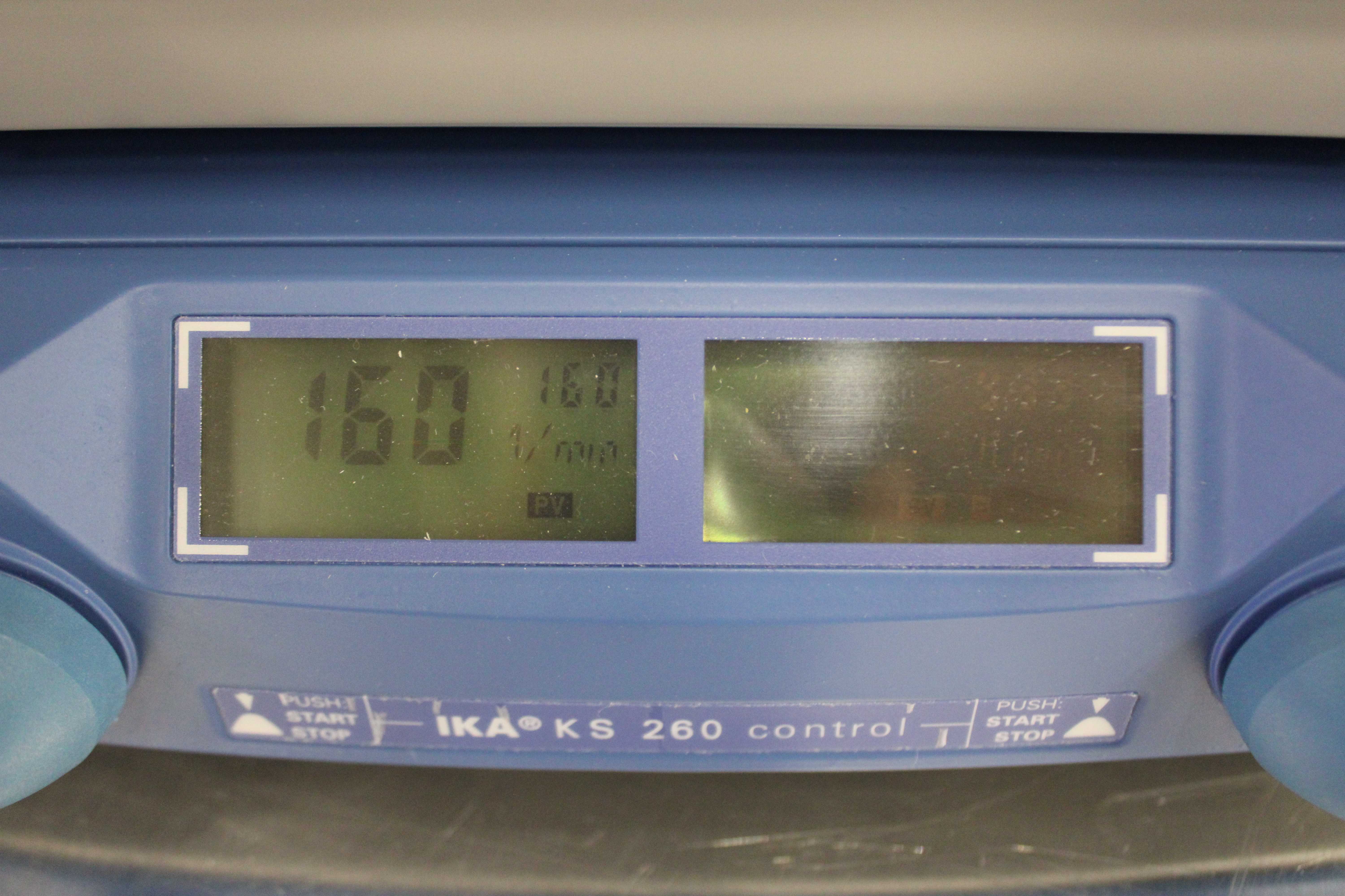 IKA KS 260 C Orbital Shaker 10mm Stroke 500RPM Used Germany Incl Attach