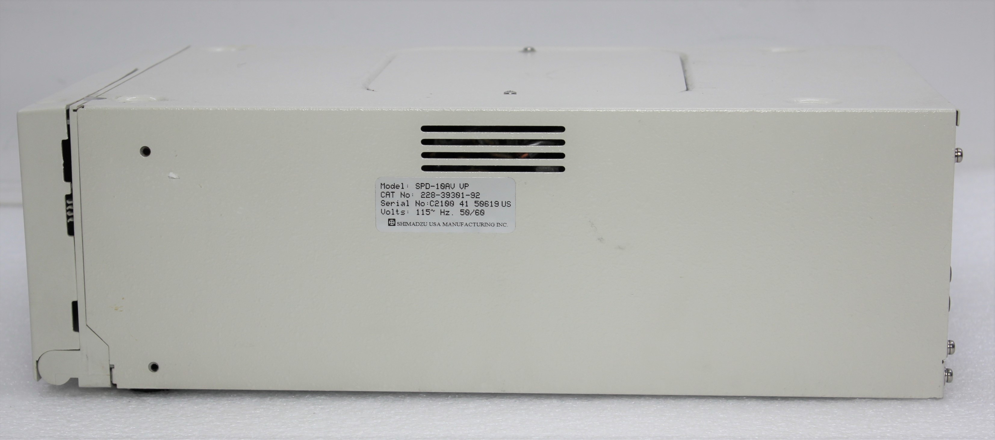 Shimadzu SPD-10A UV-Vis Detector Optical Range 190-600nm 120V Used