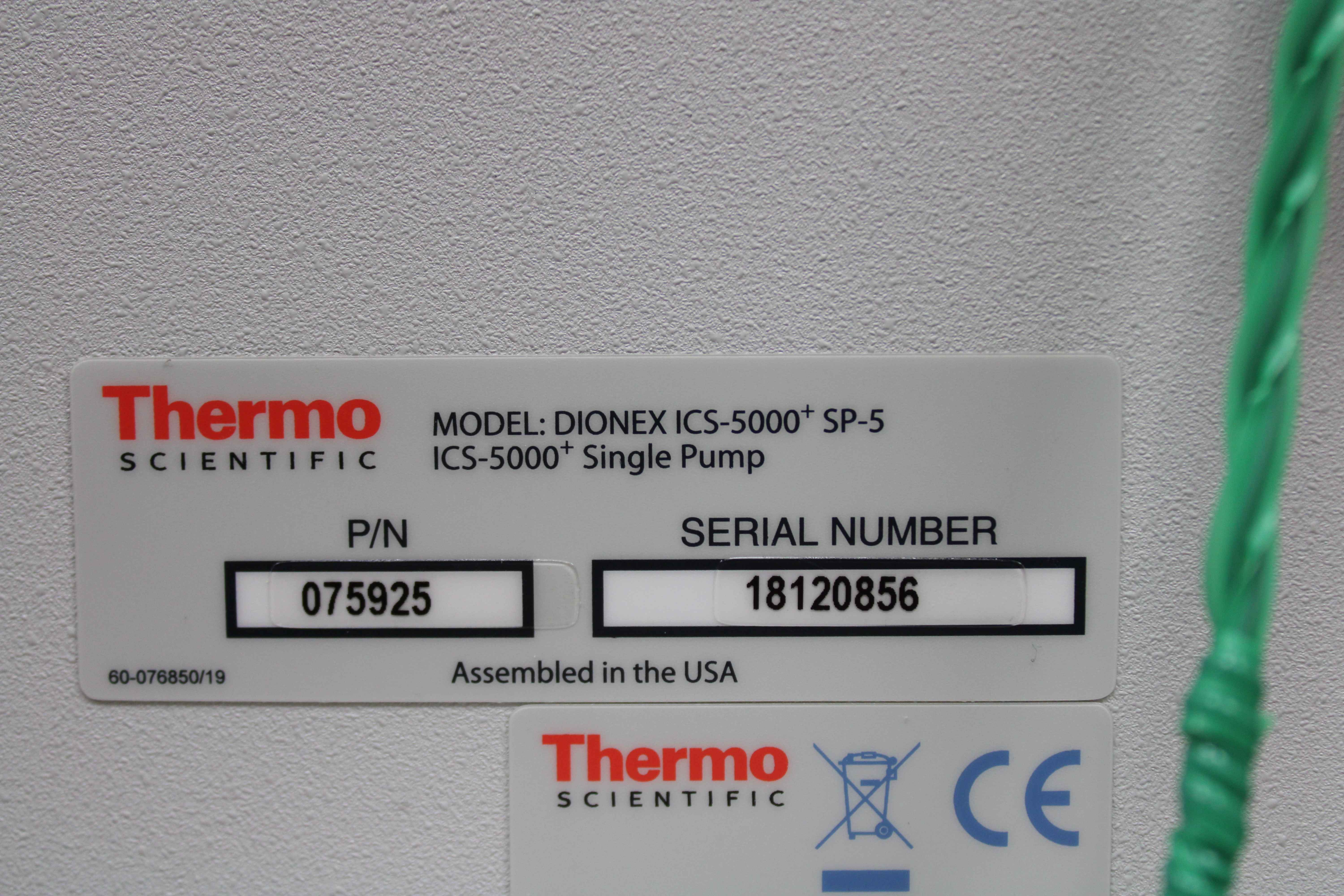 Thermo Dionex ICS-5000+ Ion Chromatography System SP-5 TC AS-AP