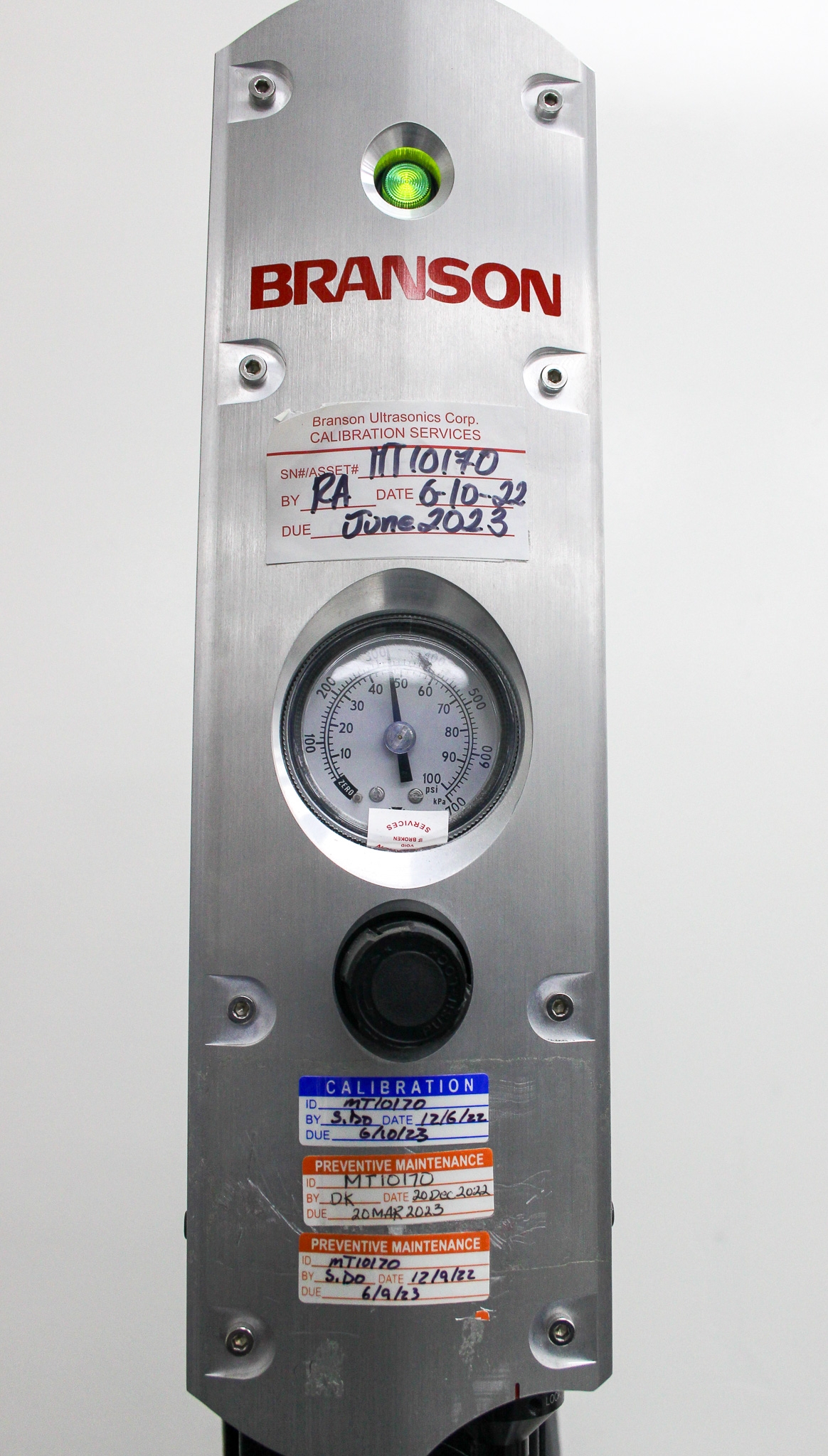 Branson AED 1.5 2000X Ultrasonic Welder Actuator Vibration Welding