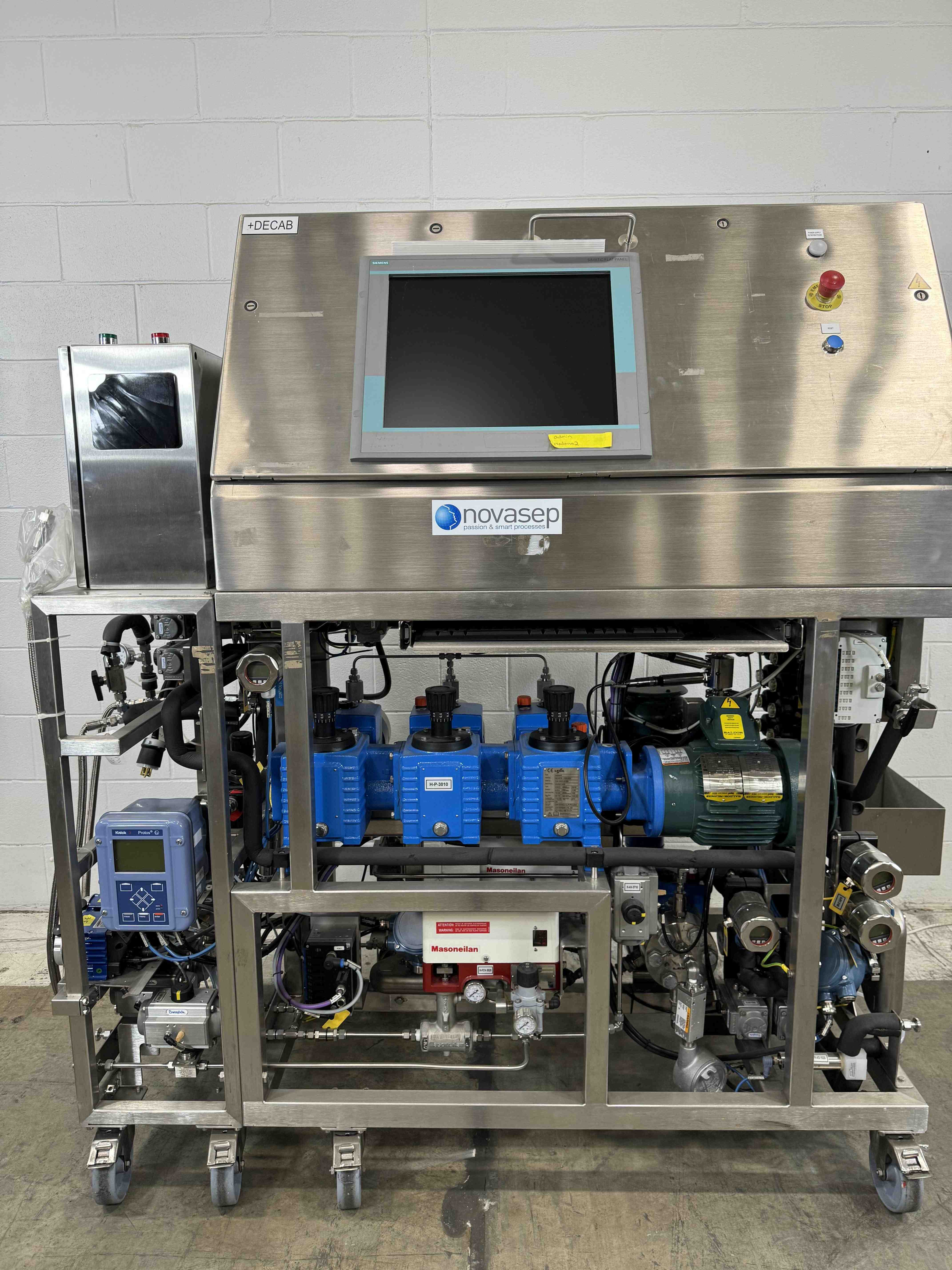 Novasep Lewa NVS21320 Diaphragm Pump High-Pressure Efficient 2017 Model