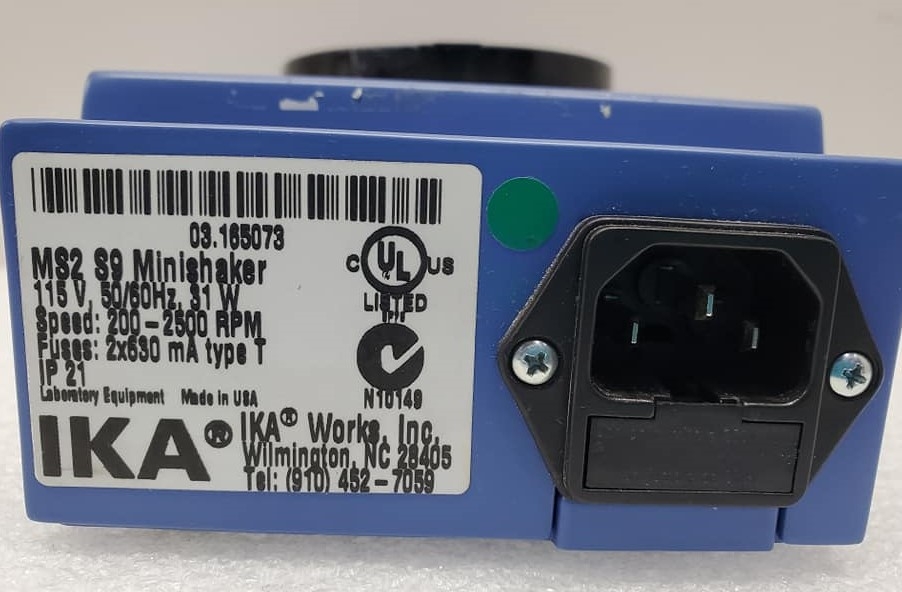IKA MS2 S9 Vortexer Minishaker Used 200-2500 RPM Turnkey 120V