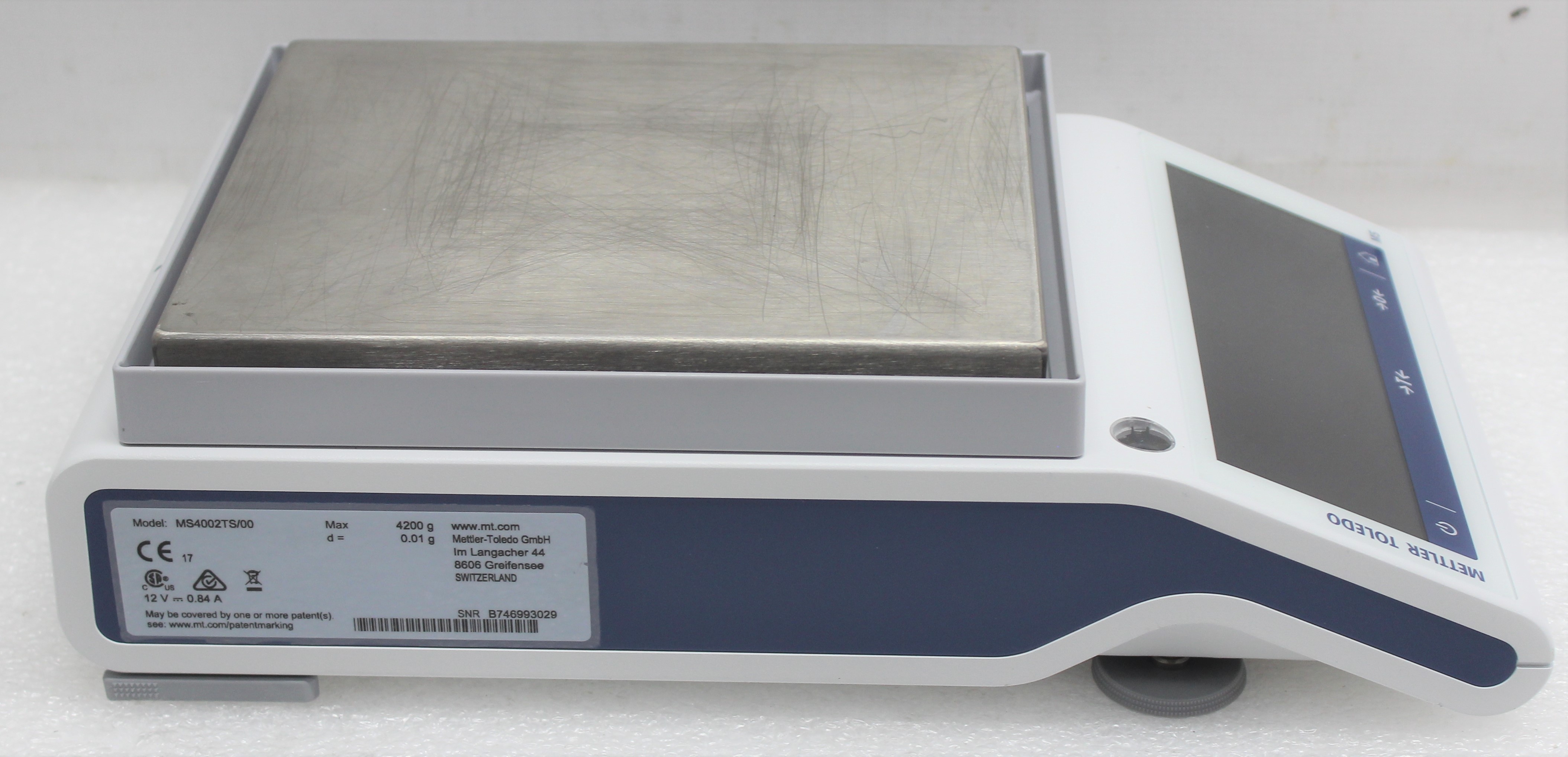 Mettler-Toledo MS4002TS Precision Balance 4200g Capacity Turn-Key Refurbished