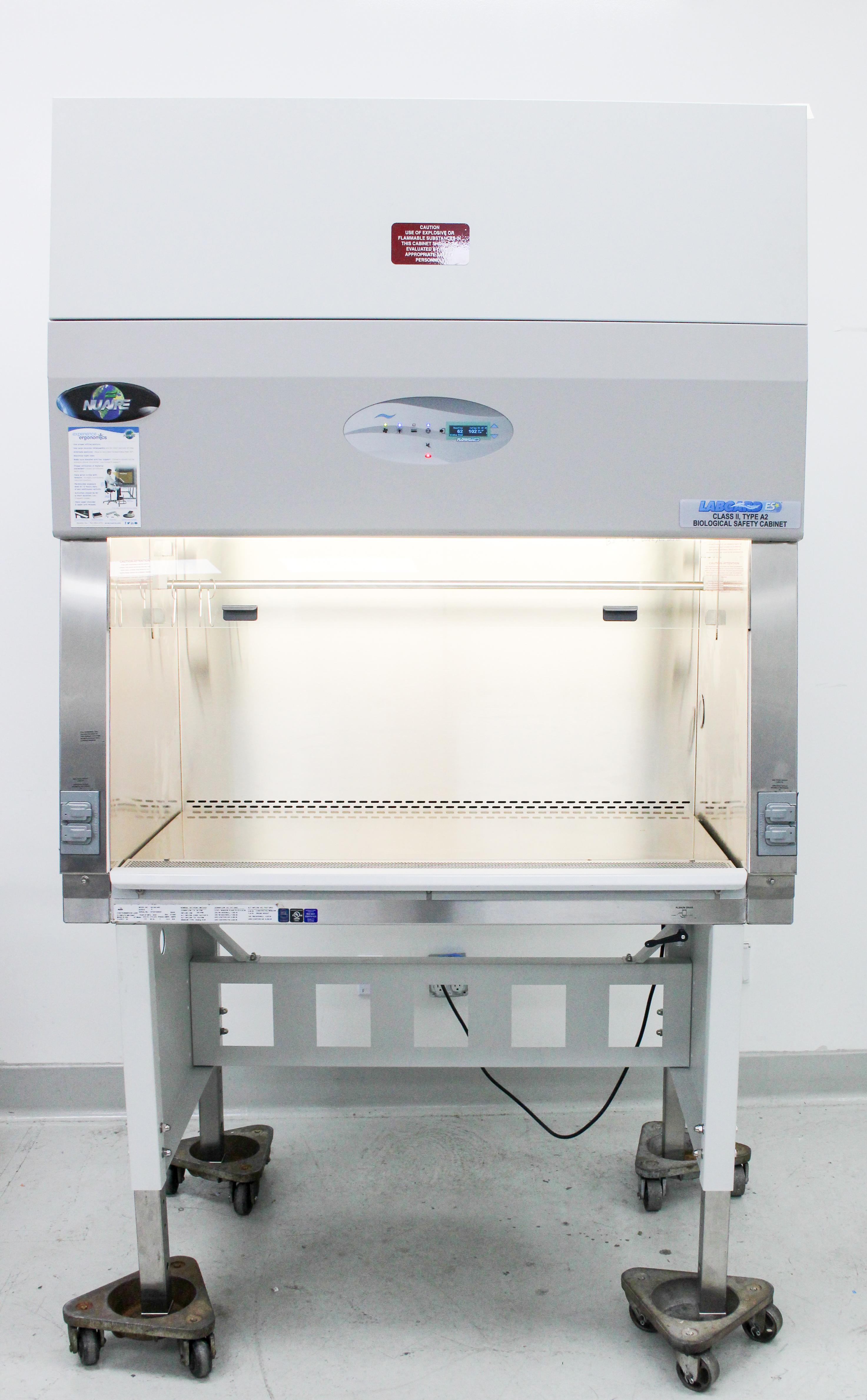 NuAire NU-543-400 Biosafety Cabinet III Dual Thermistor 120V