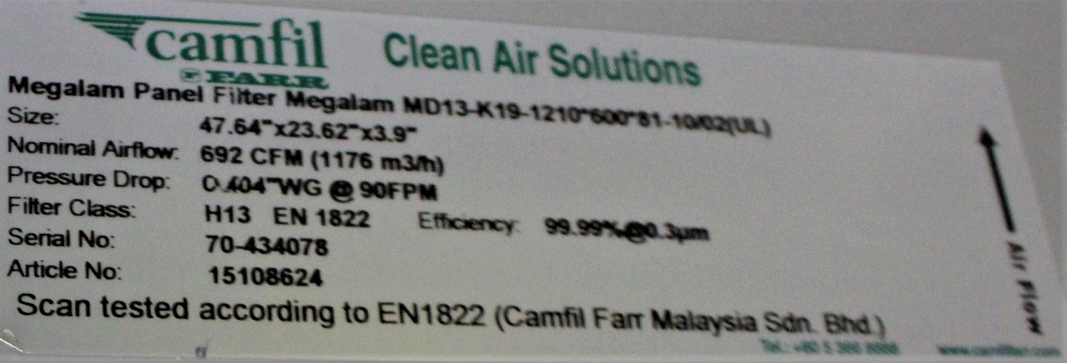 Gebhardt GBH-0612-335-6E Clean Room Motor Impeller 120V 60Hz VG Condition