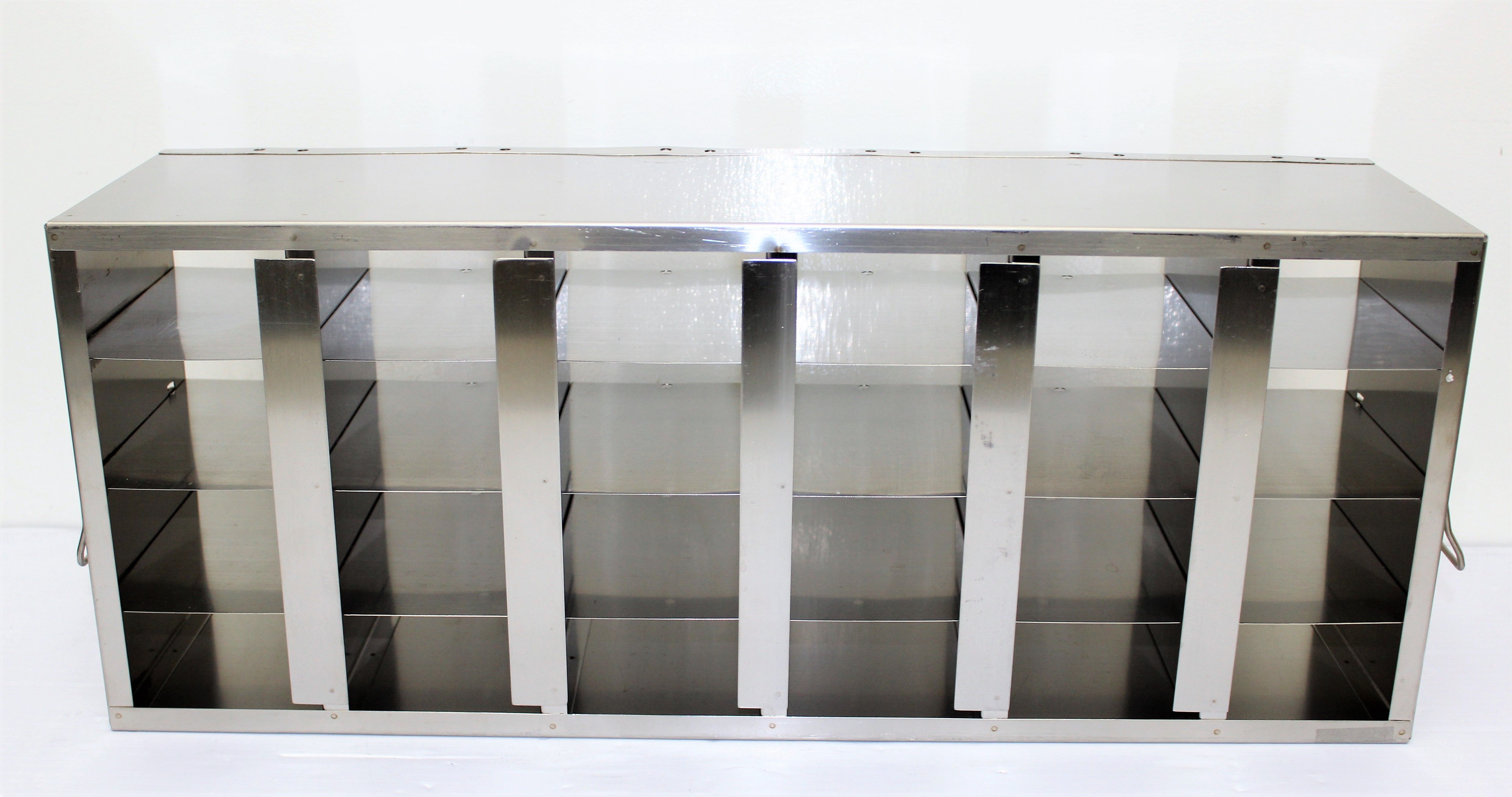 VWR CryoPro Freezer Rack 24 Box Capacity Stainless Steel Corrosion Resistant