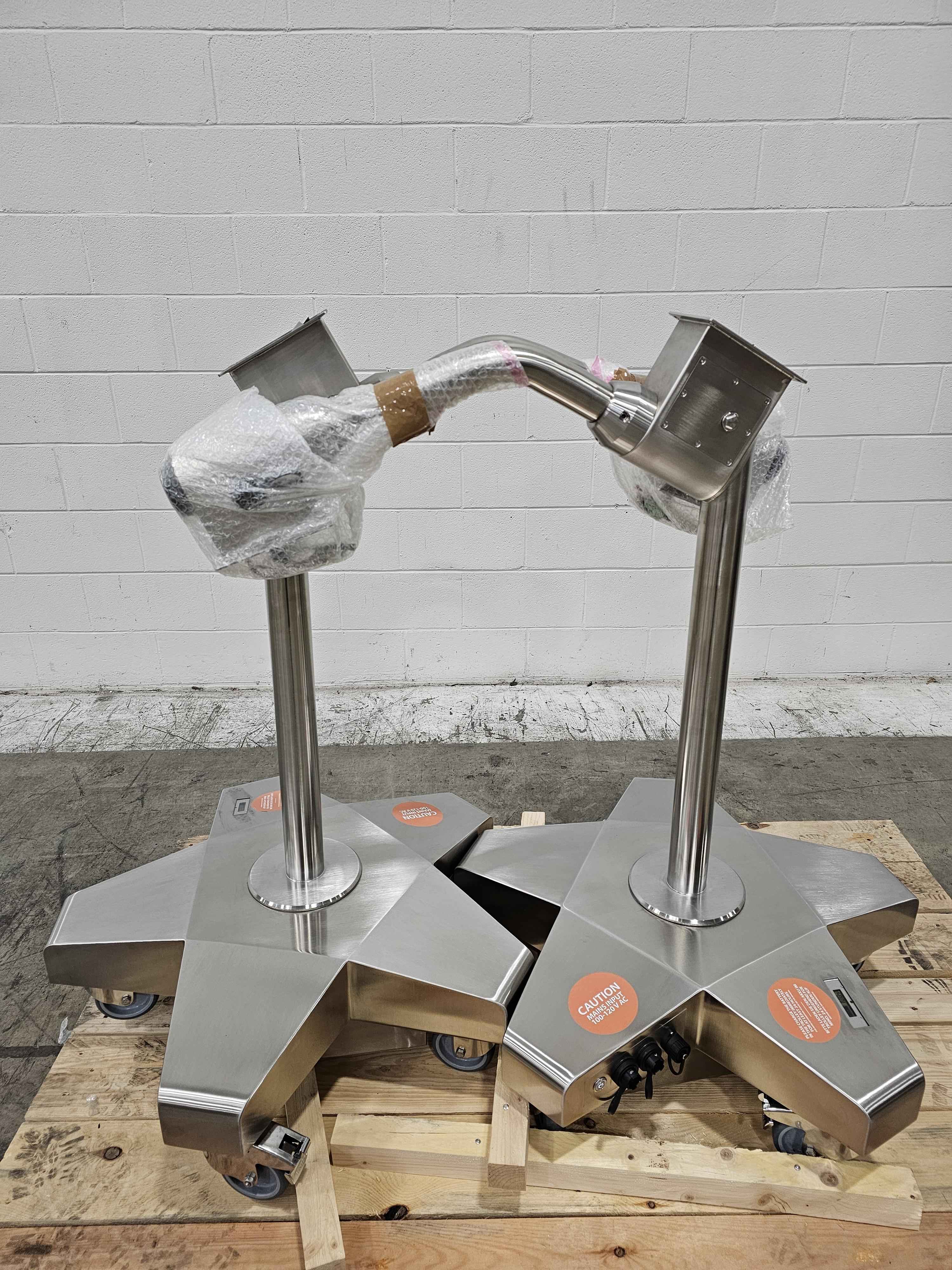 Systec TSSGAD0X02 Hygienic Stainless Steel Trolley for Dusty Environments