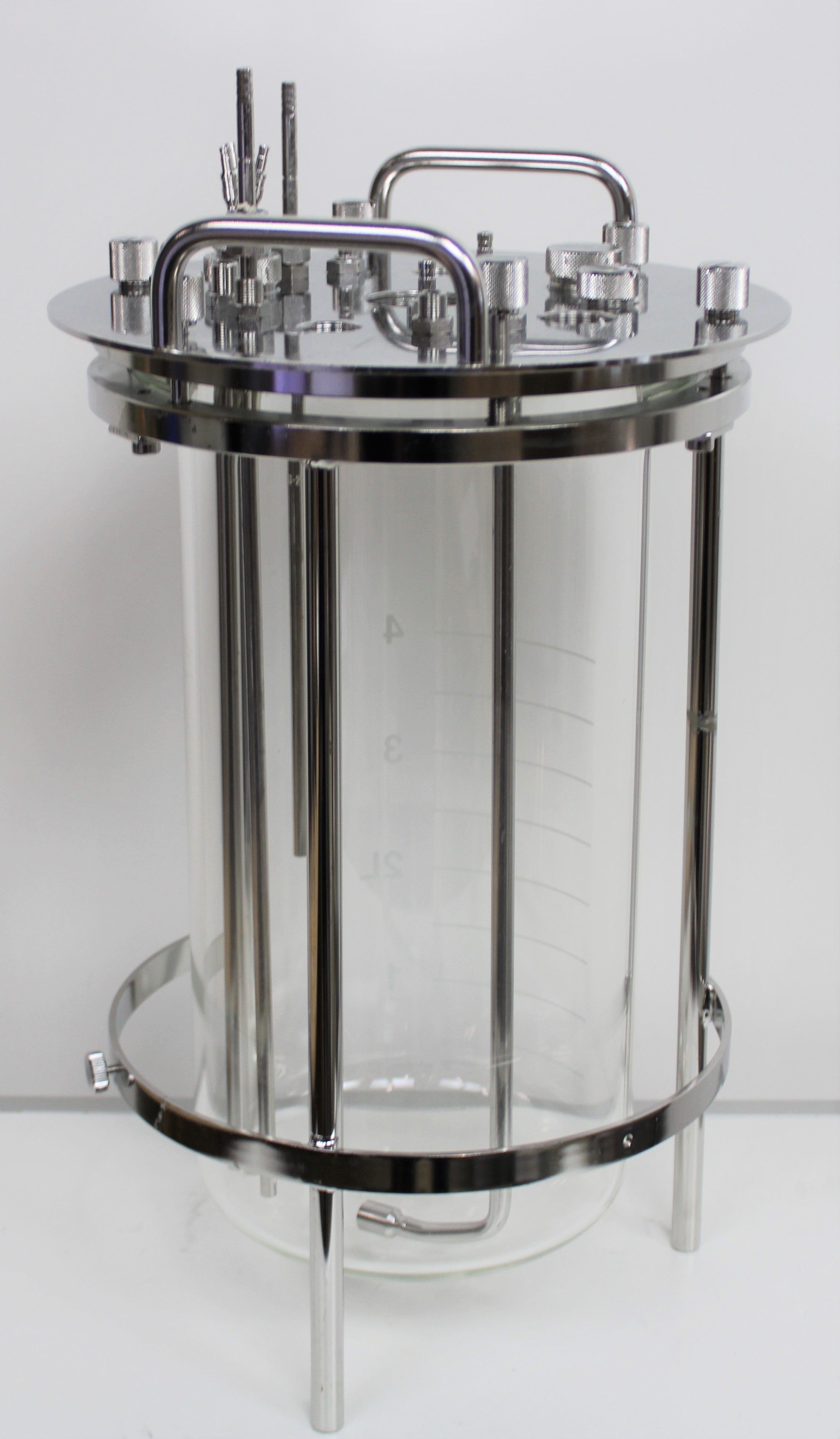 Sartorius Chromatography Column 5L Capacity Glass 33cm Lab Equipment Used