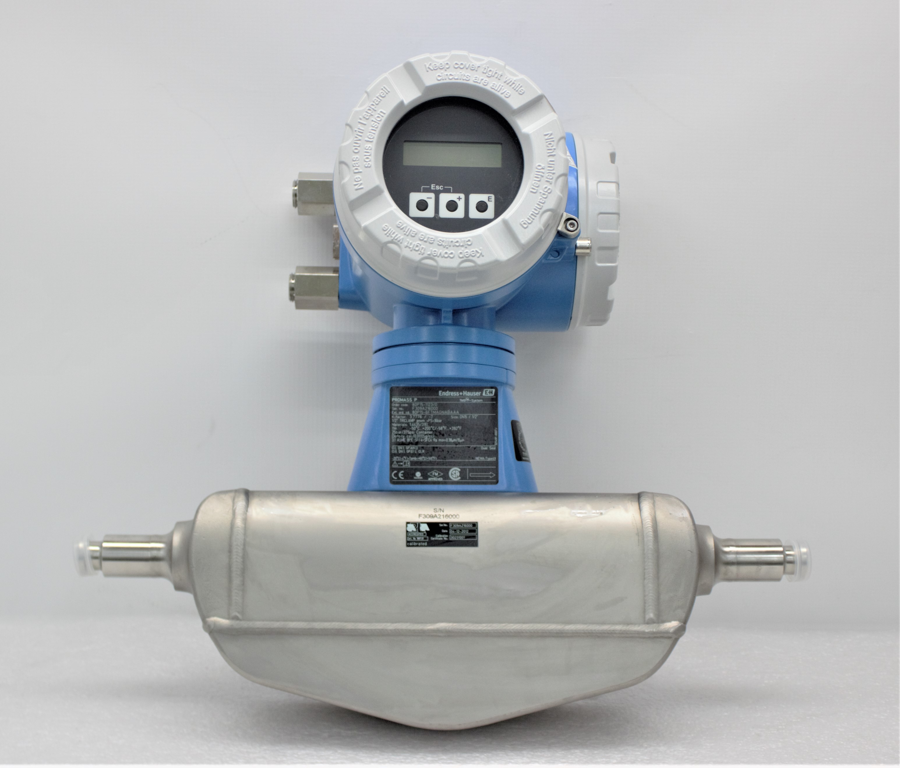 Endress Hauser PROMASS P Flow Meter Coriolis Mass Meter High Accuracy