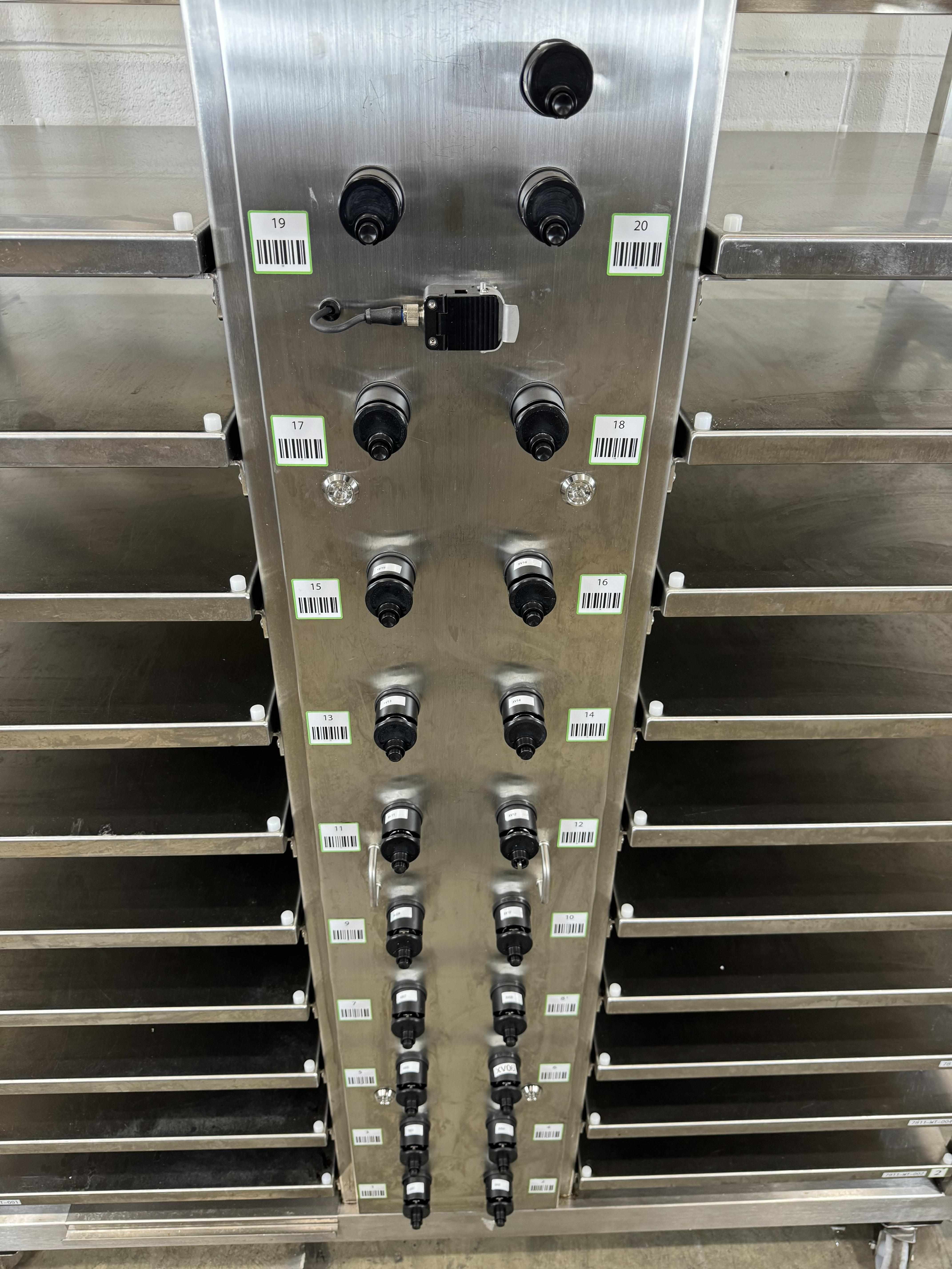 RossFill Rack 1018 Facility Storage Equipment Stainless Steel Used Functional