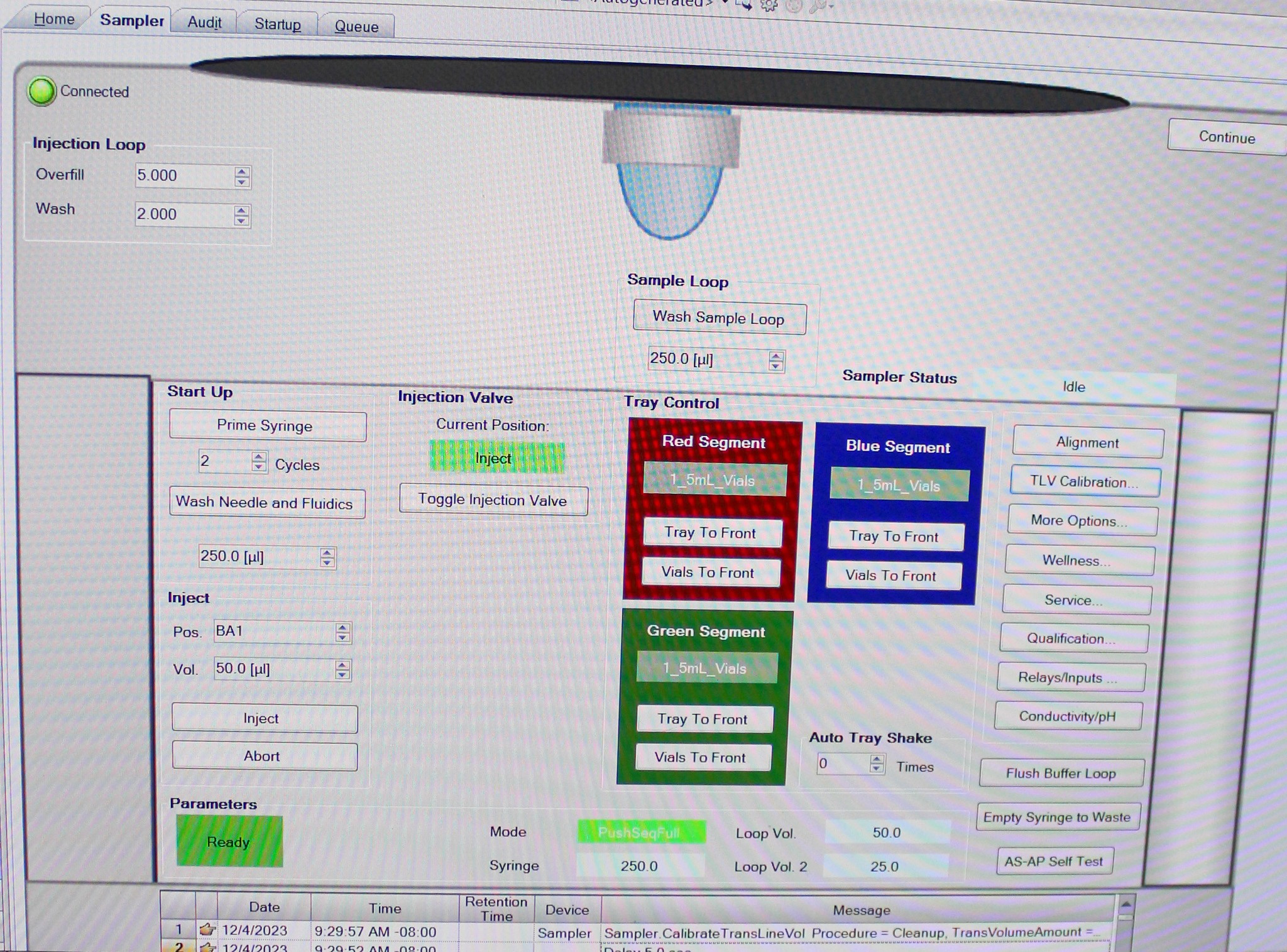 Thermo Dionex AS-AP Autosampler High Capacity IC Sampling System