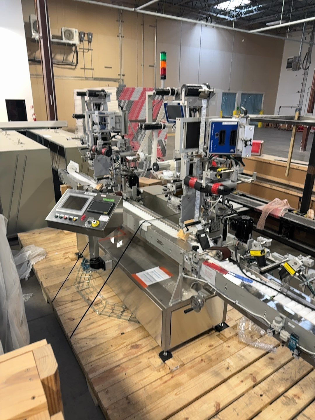 Accraply 350a-s Labeling Machine 480V 3Ph Near-New Condition