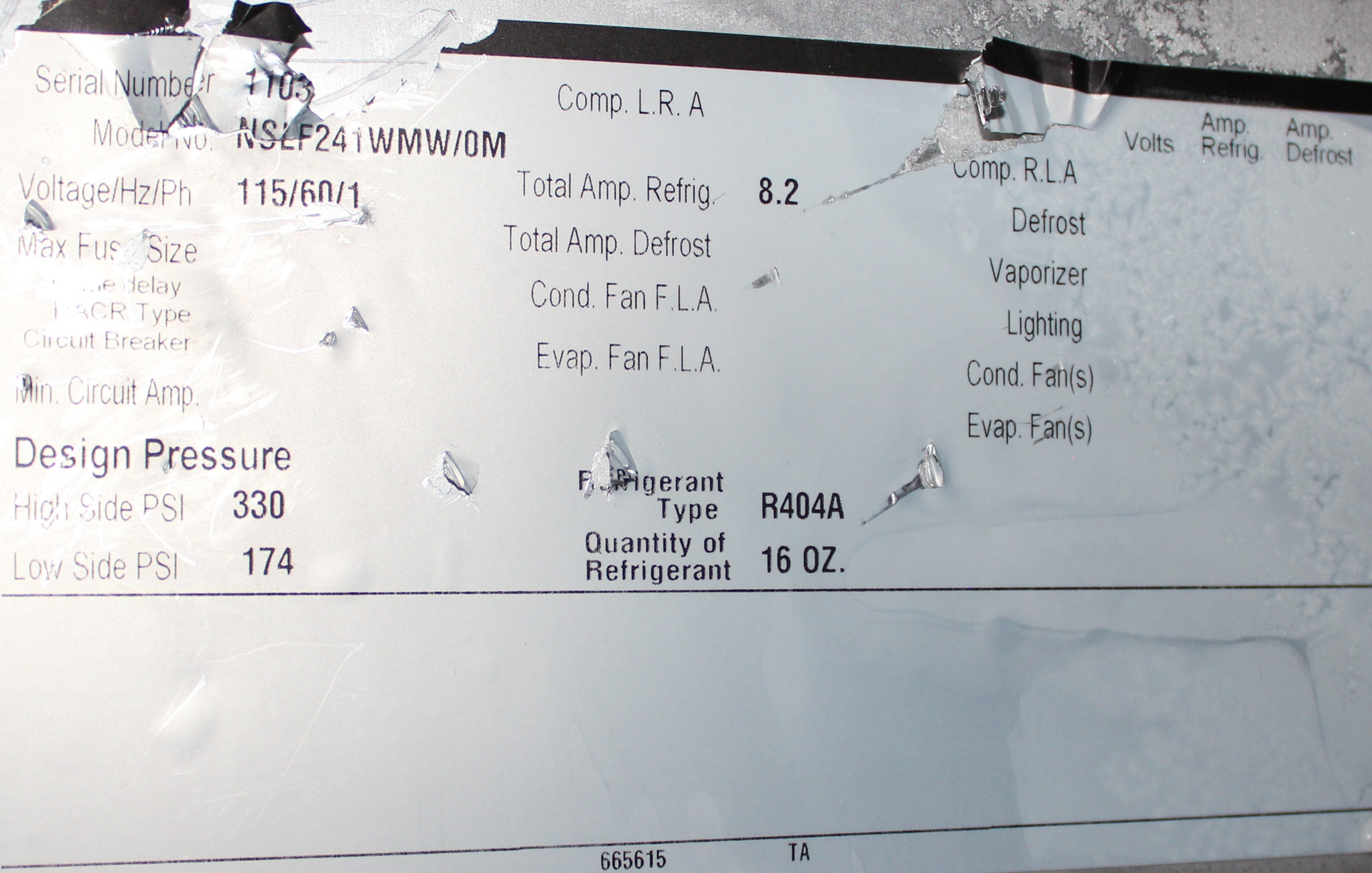Norlake NSLF241WMW Freezer Scientific 24 cu ft -25C to -10C, Manual Defrost