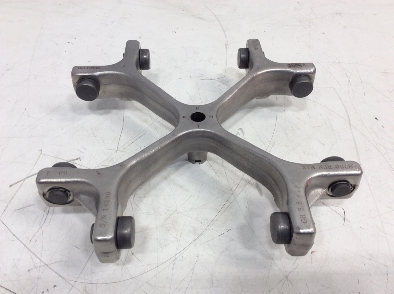 Beckman GH 3.8 Centrifuge Rotor 3750 RPM Max Load 3L Swinging Bucket