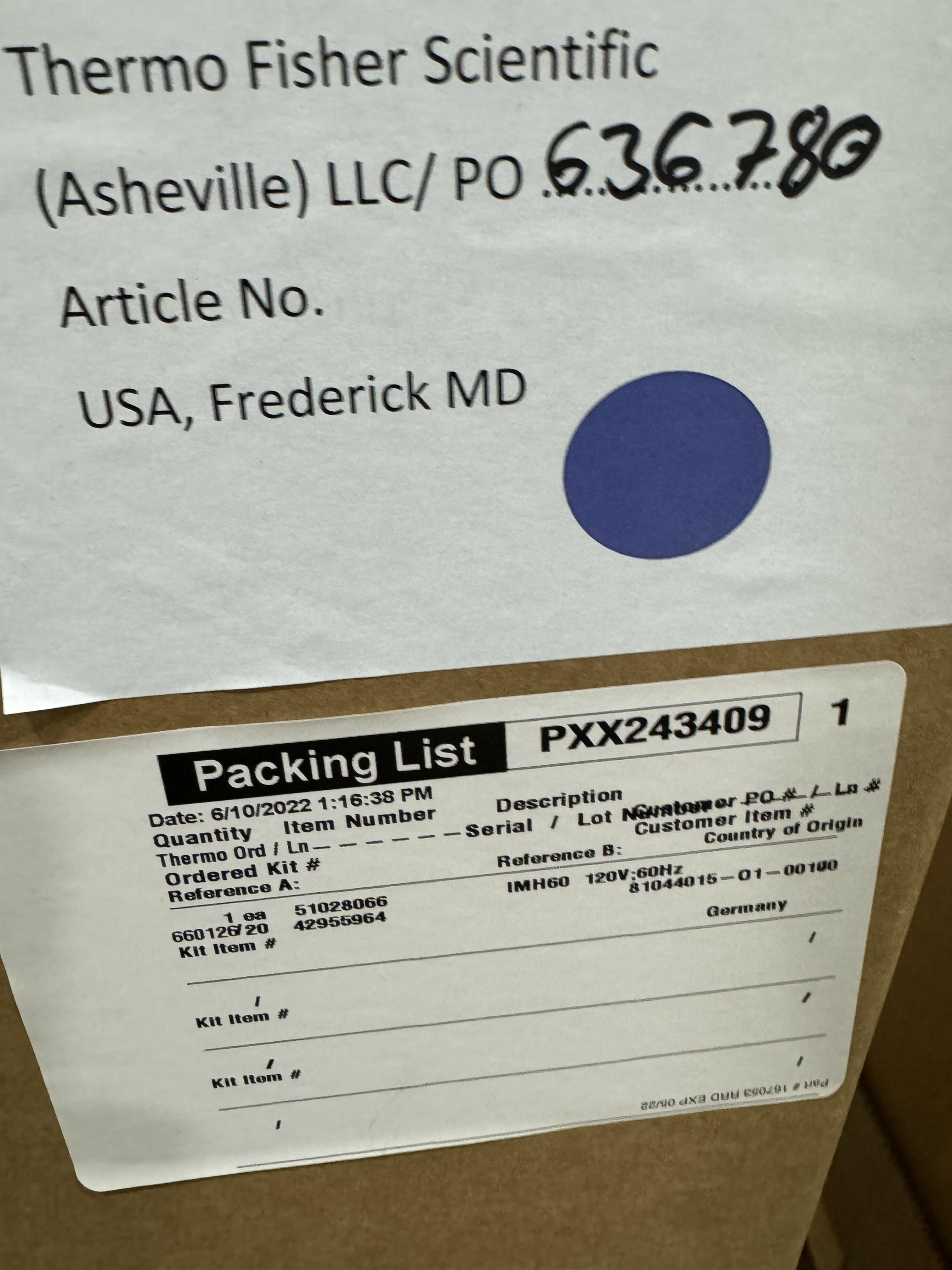 Thermo Heratherm IMH100 Microbiological Incubator Dual Convection 104L 5C-105C