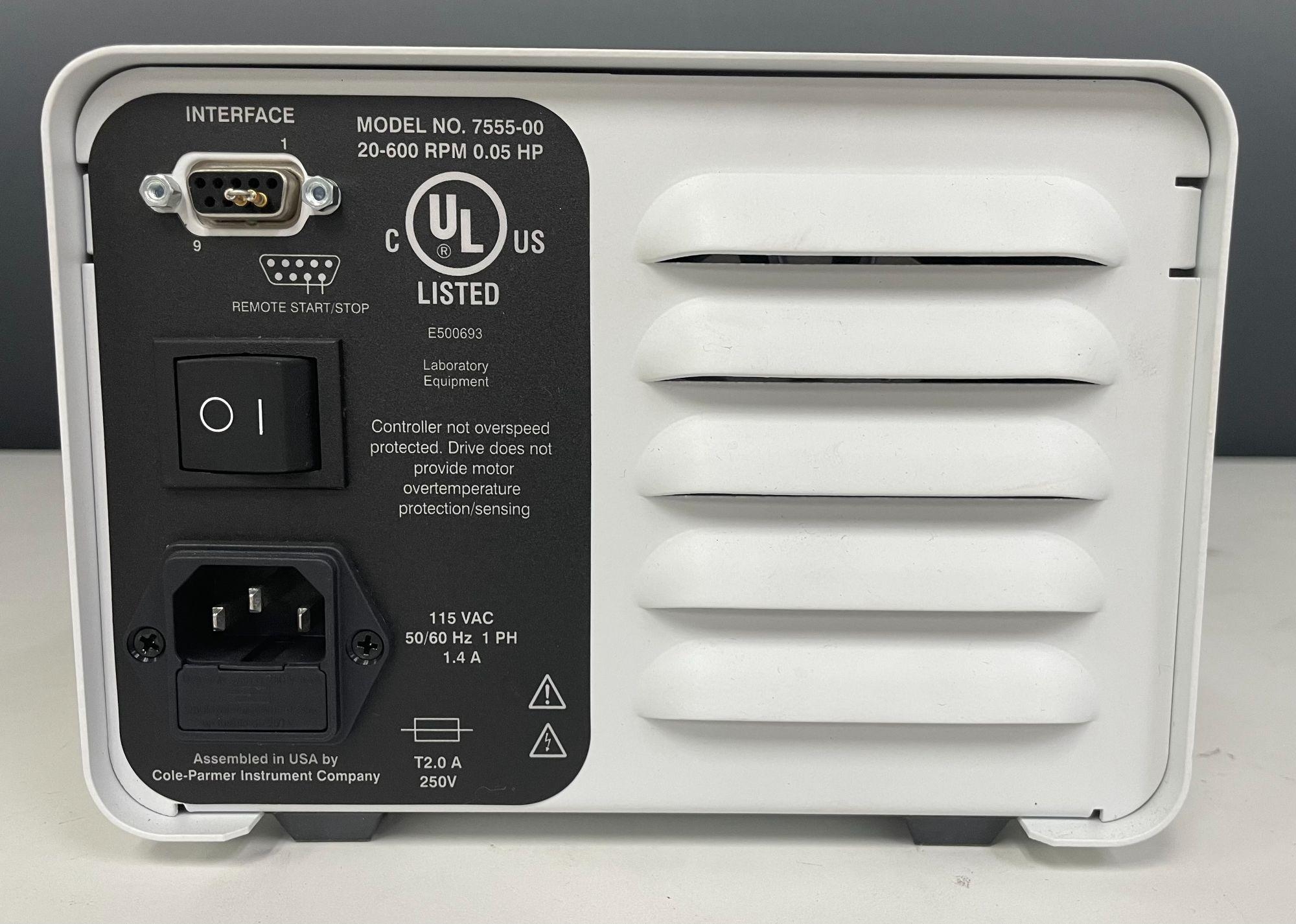 Masterflex Analog Variable-Speed Peristaltic pump rinsed