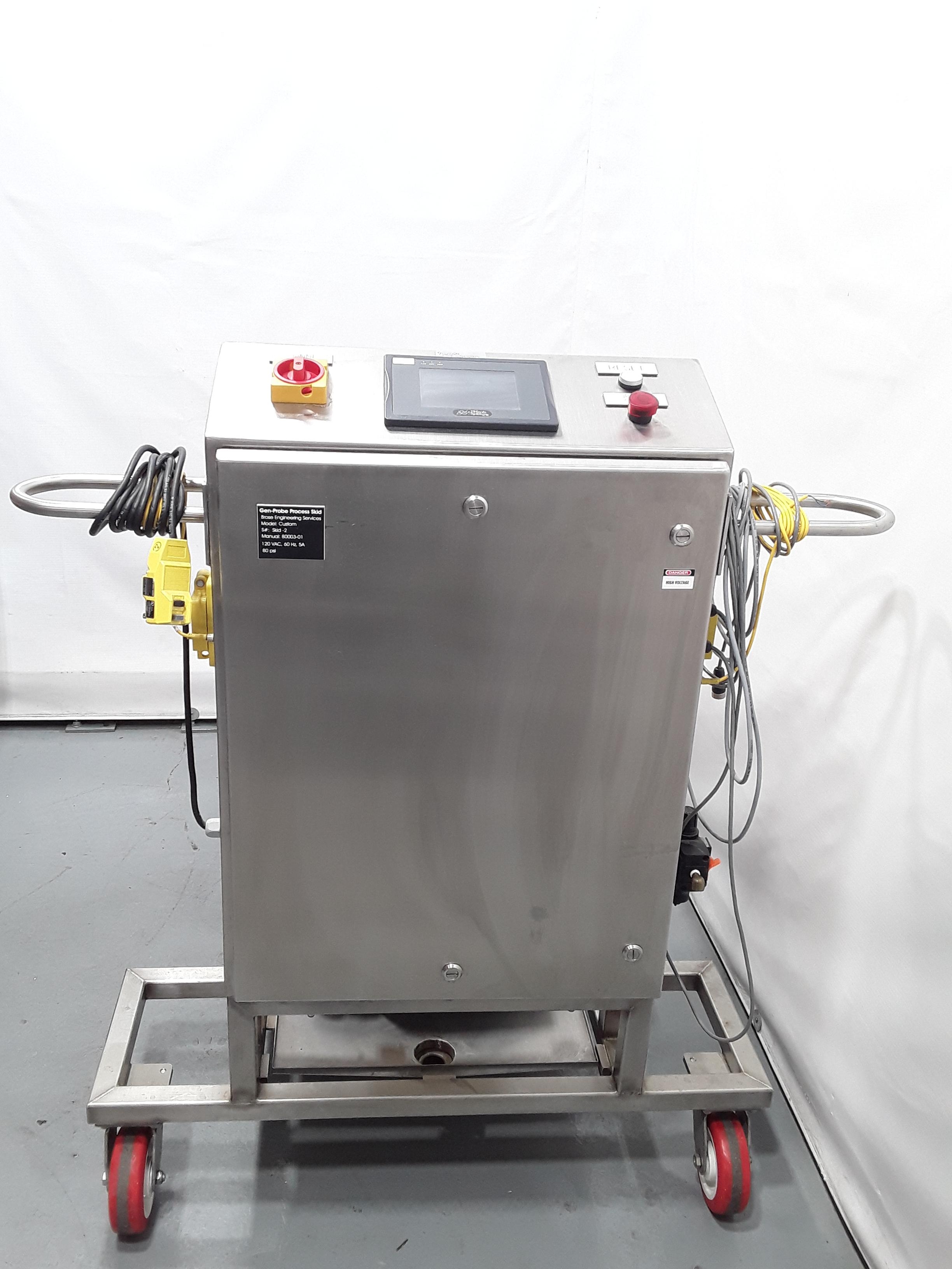 Gen-Probe Custom Process Skid 2 Pumps Turn-Key Peristaltic Automation