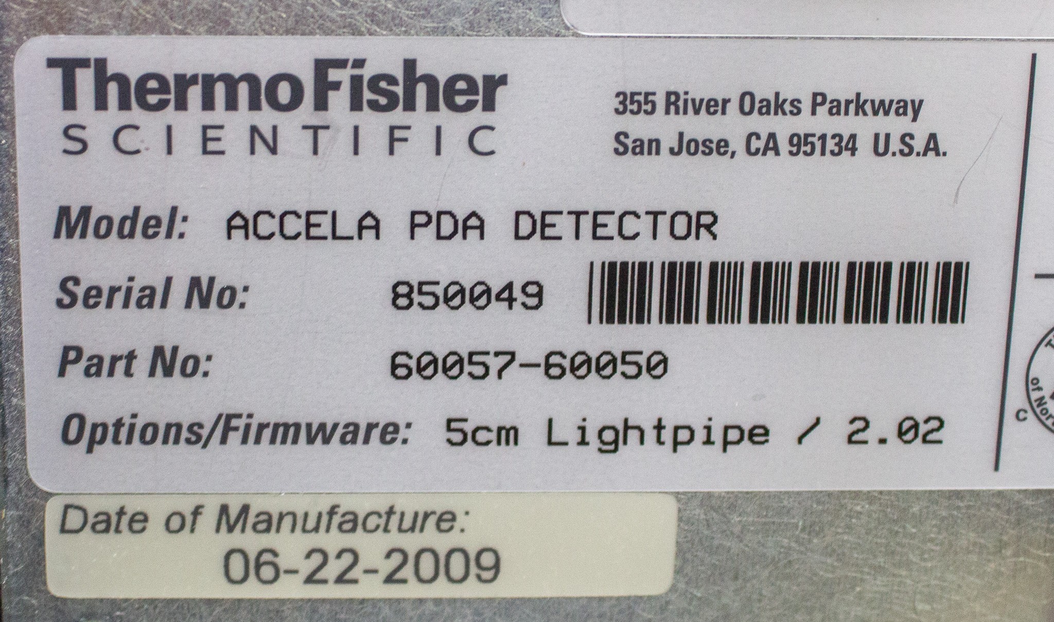 Thermo Accela HPLC/UHPLC System with PDA Detector and Autosampler 1250 bar