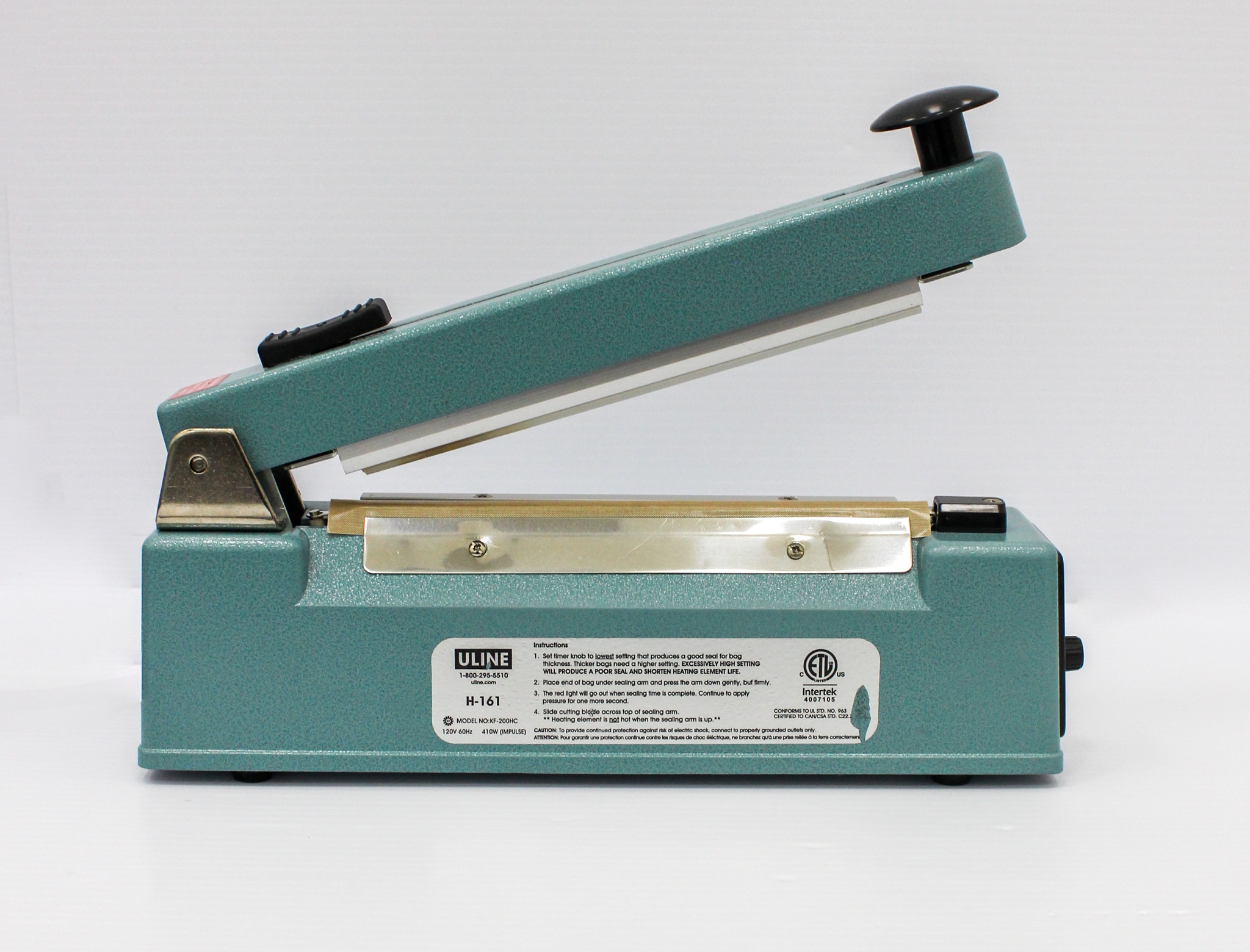 Uline KF-200HC Impulse Heat Sealer 8-inch with Integrated Cutter