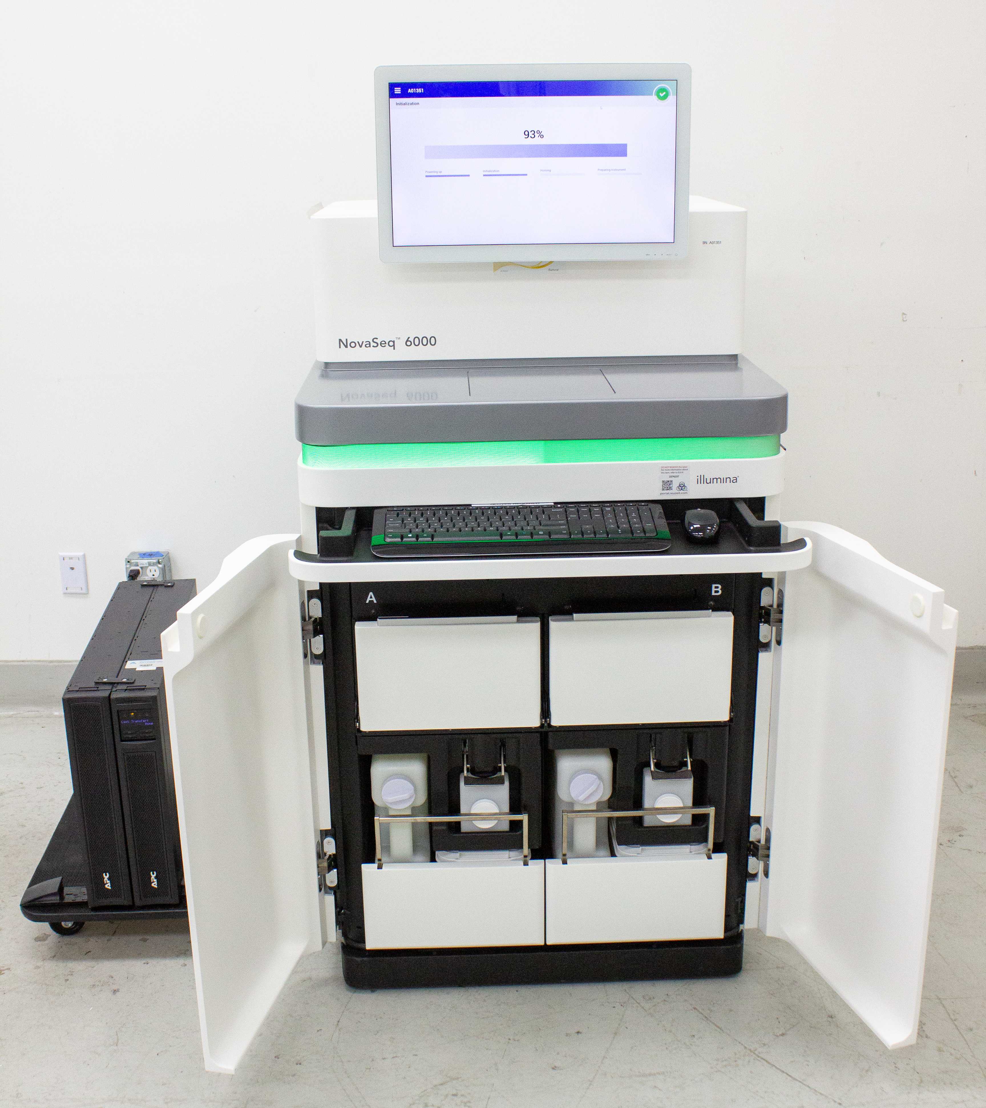 Illumina NovaSeq 6000 DNA Sequencer with Computer & APC UPS