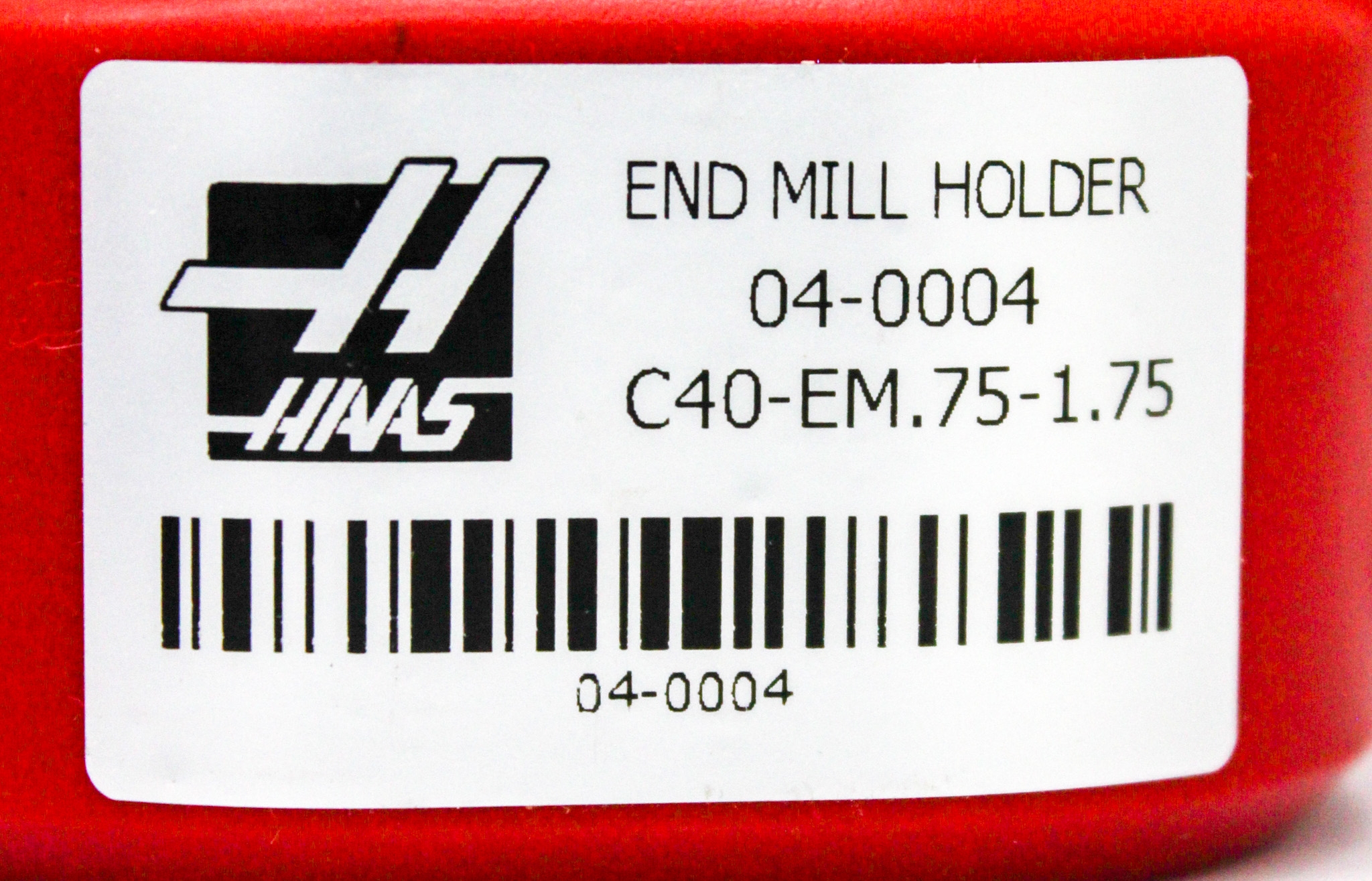 Haas CT40 Milling Toolholding End Mill Holder Turnkey - 20,000 RPM