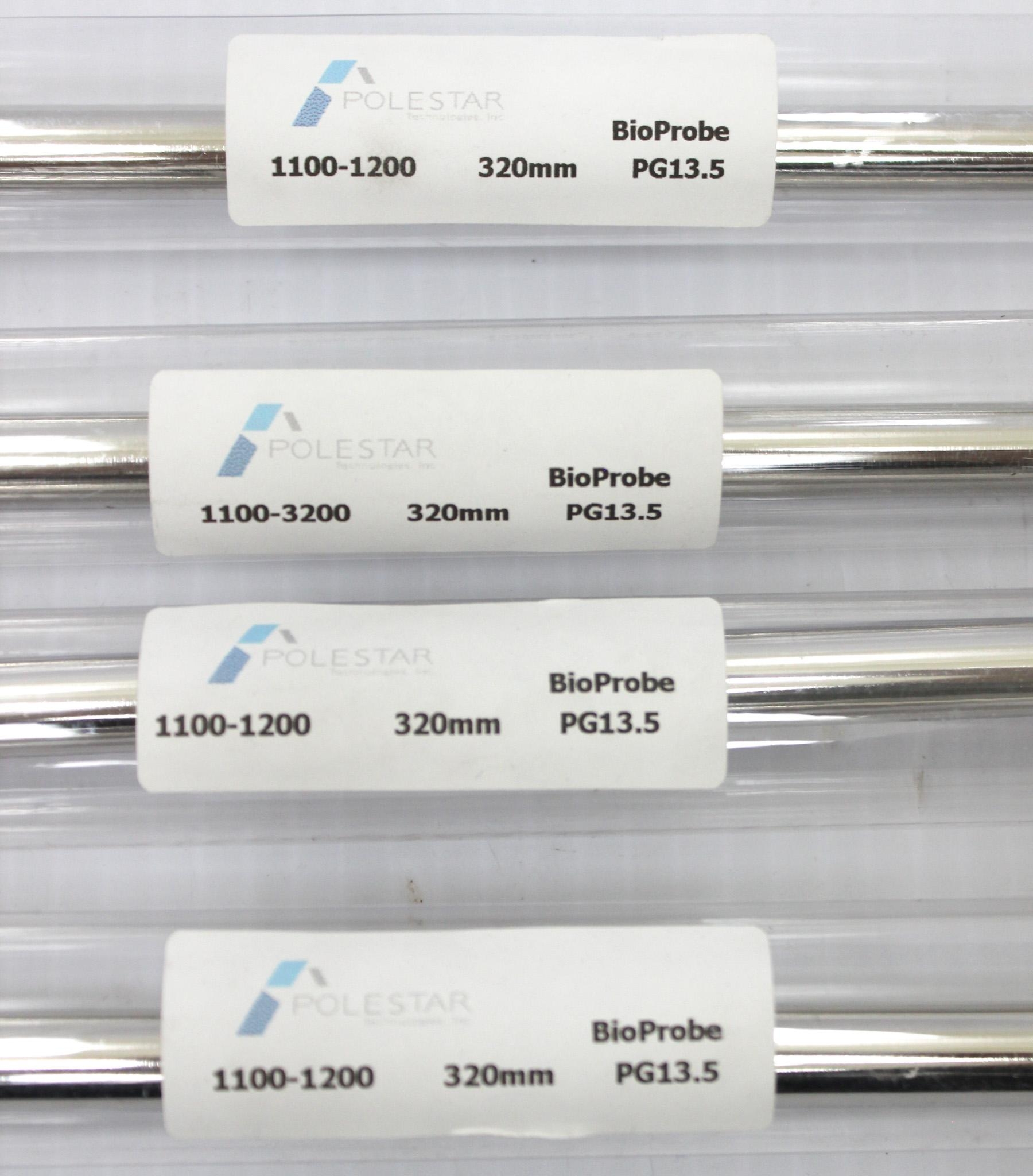 POLESTAR BioProbe 1100-1200 O2 CO2 pH Probe Set For DSP4000 4 Pieces 320mm