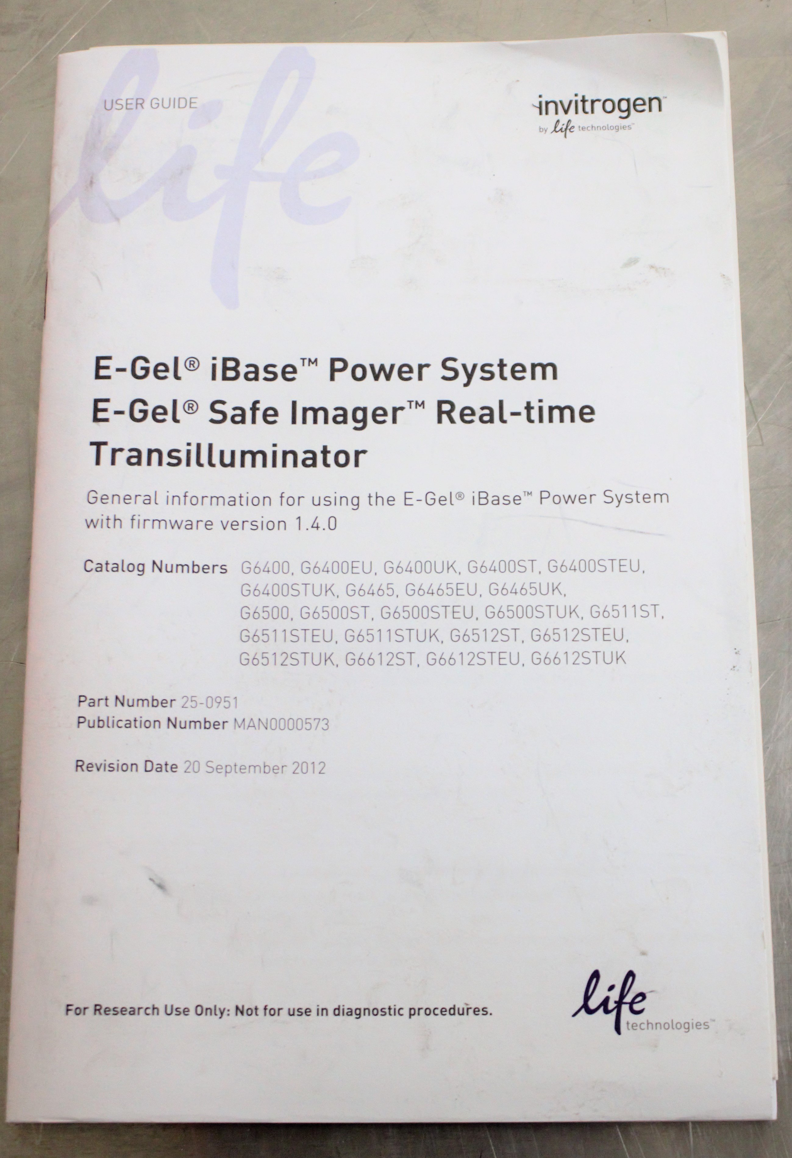 Invitrogen iBase Electrophoresis System Gel Power Supply