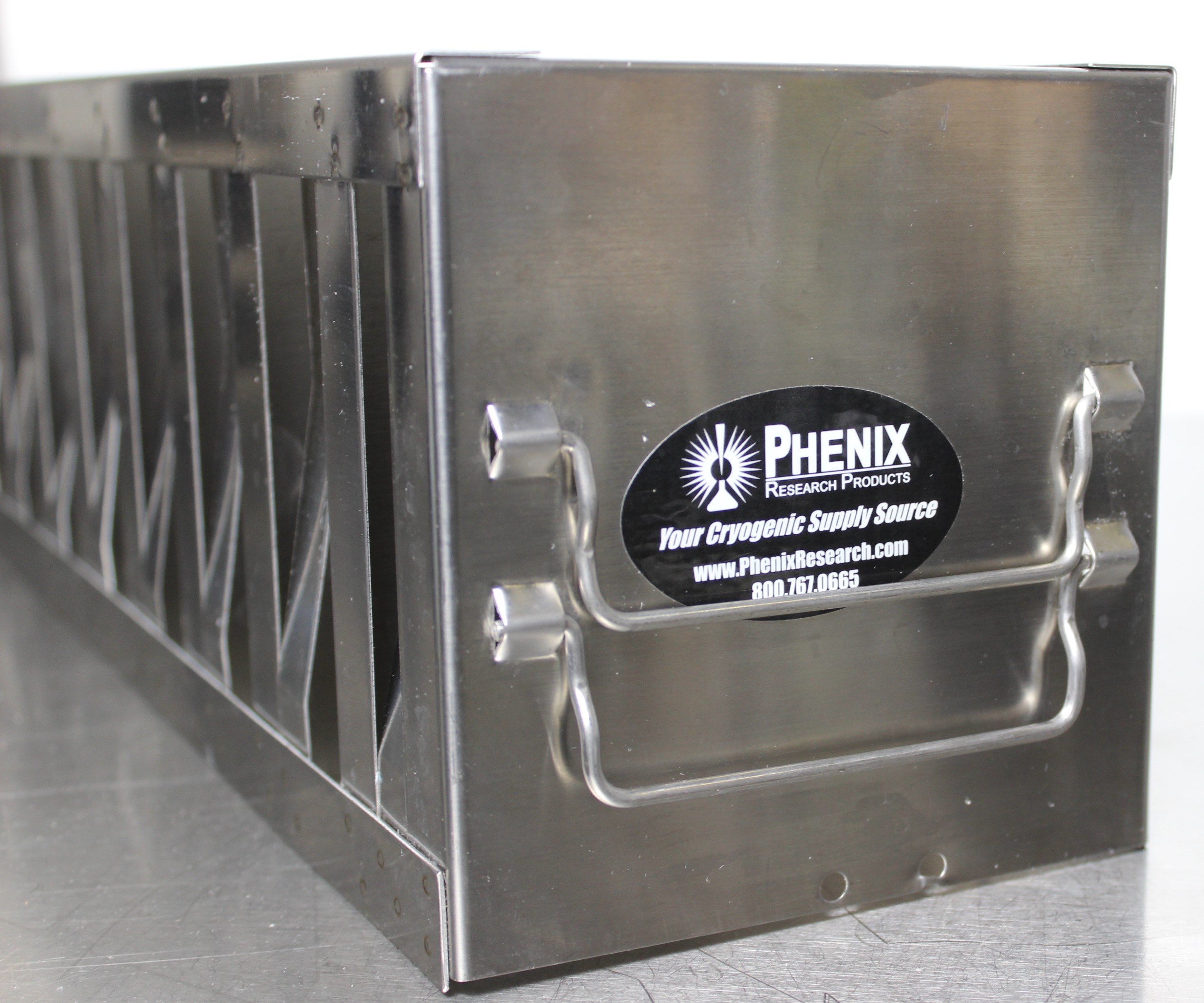 Phenix Research Products Freezer Racks Cold Storage Organizer - 13 Compartments