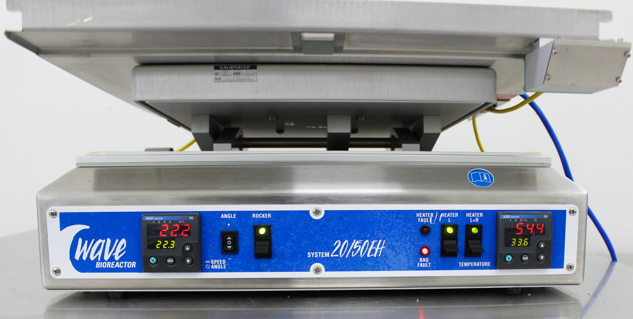 Wave Bioreactor 20/50EH Cell Culture Protein Manufacture Used 50L System