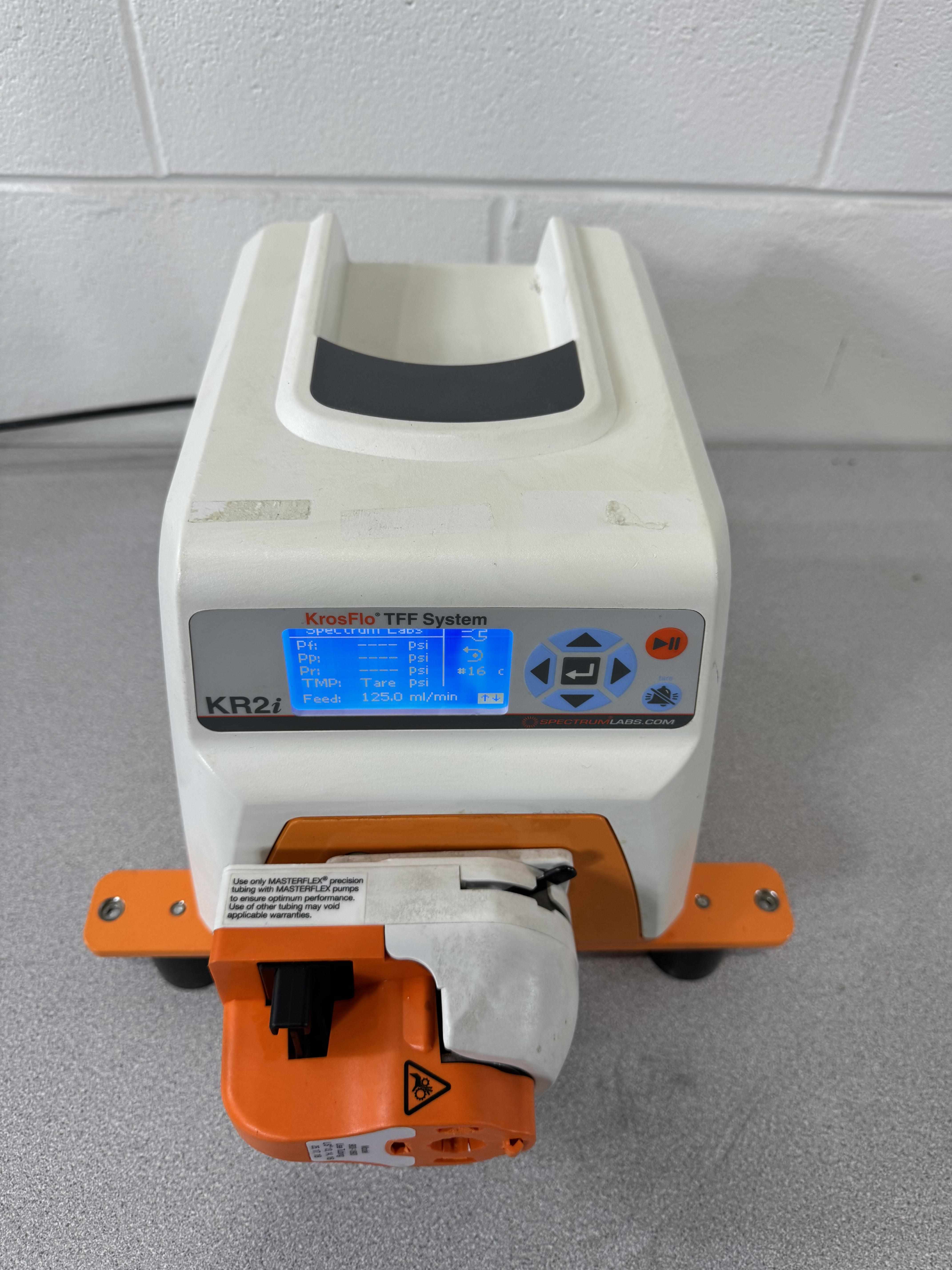 KrosFlo 900-2039 Pump for TFF System Lab Scale Process 2mL-15L Automation