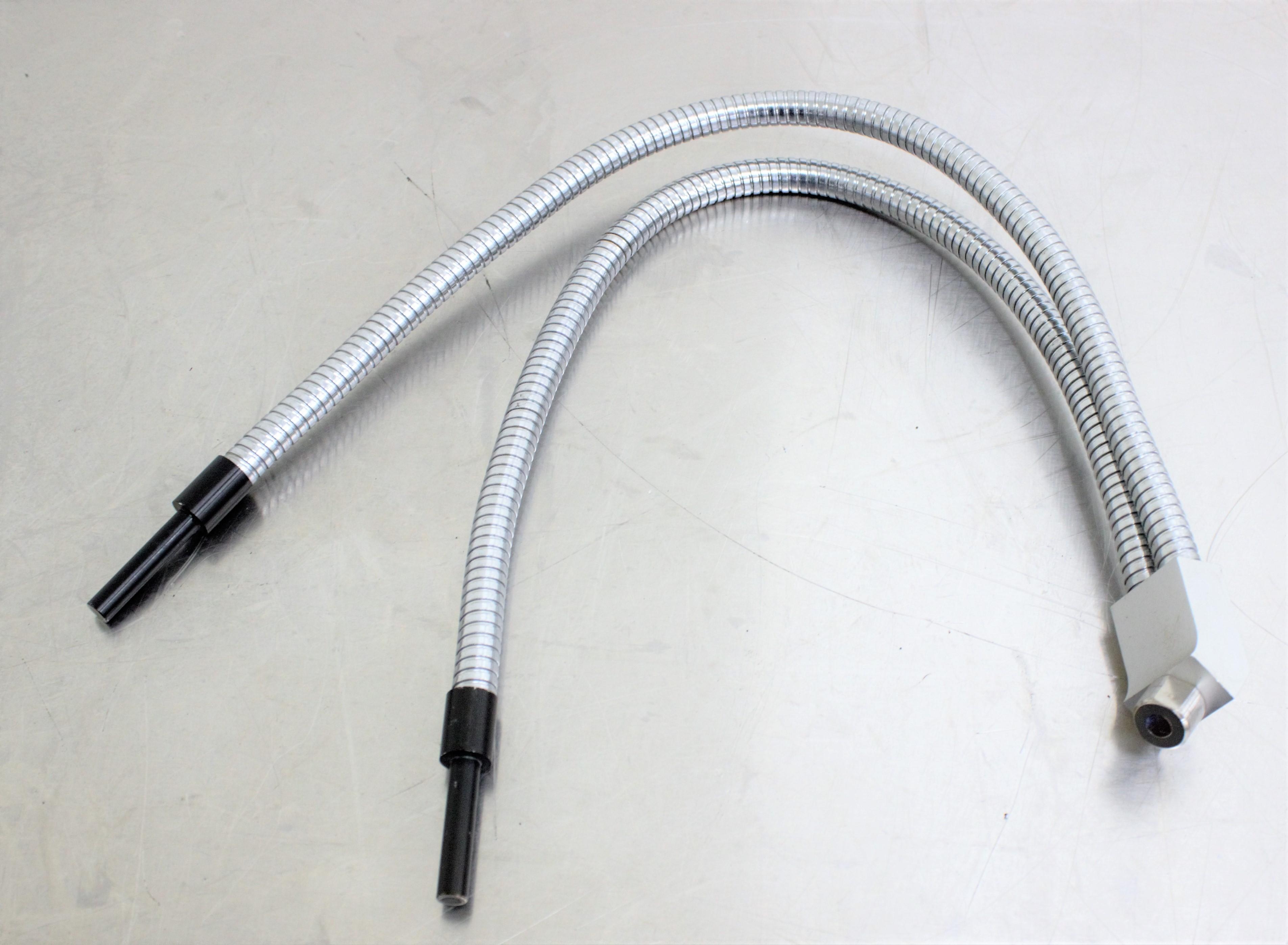 VG Fiber Optic Y-Shape Dual Gooseneck For Lab Microscope Illuminator