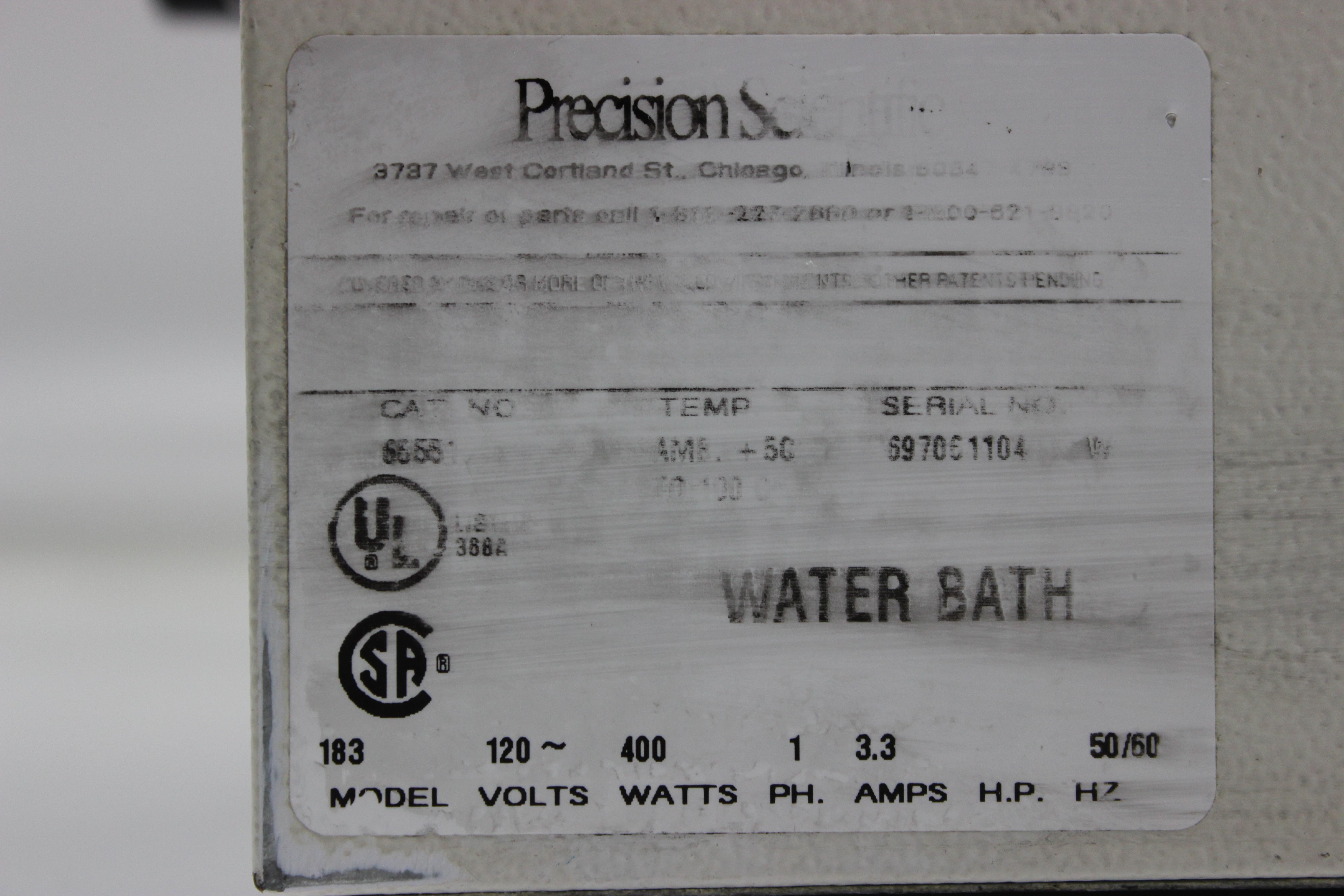 Precision 180 Series Water Bath - Perfect for Laboratory Heating Applications